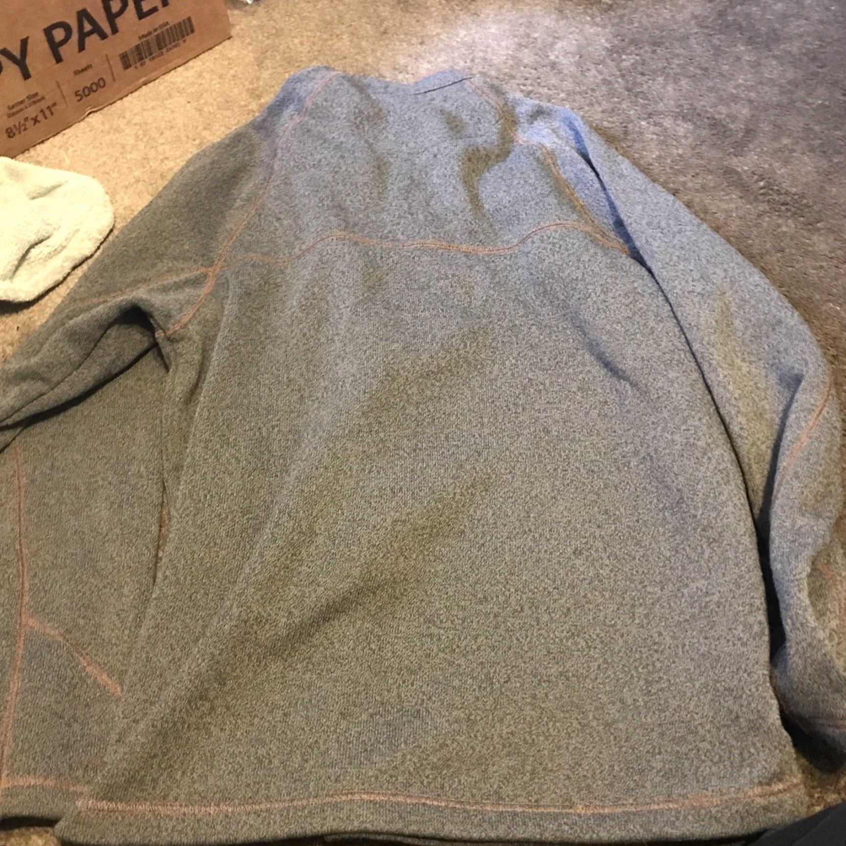 Vintage Columbia Jumper Mens XL Gray Polyester Sherpa Fleece 1/4 Zip Adults Size US XL / EU 56 / 4 - 7 Thumbnail