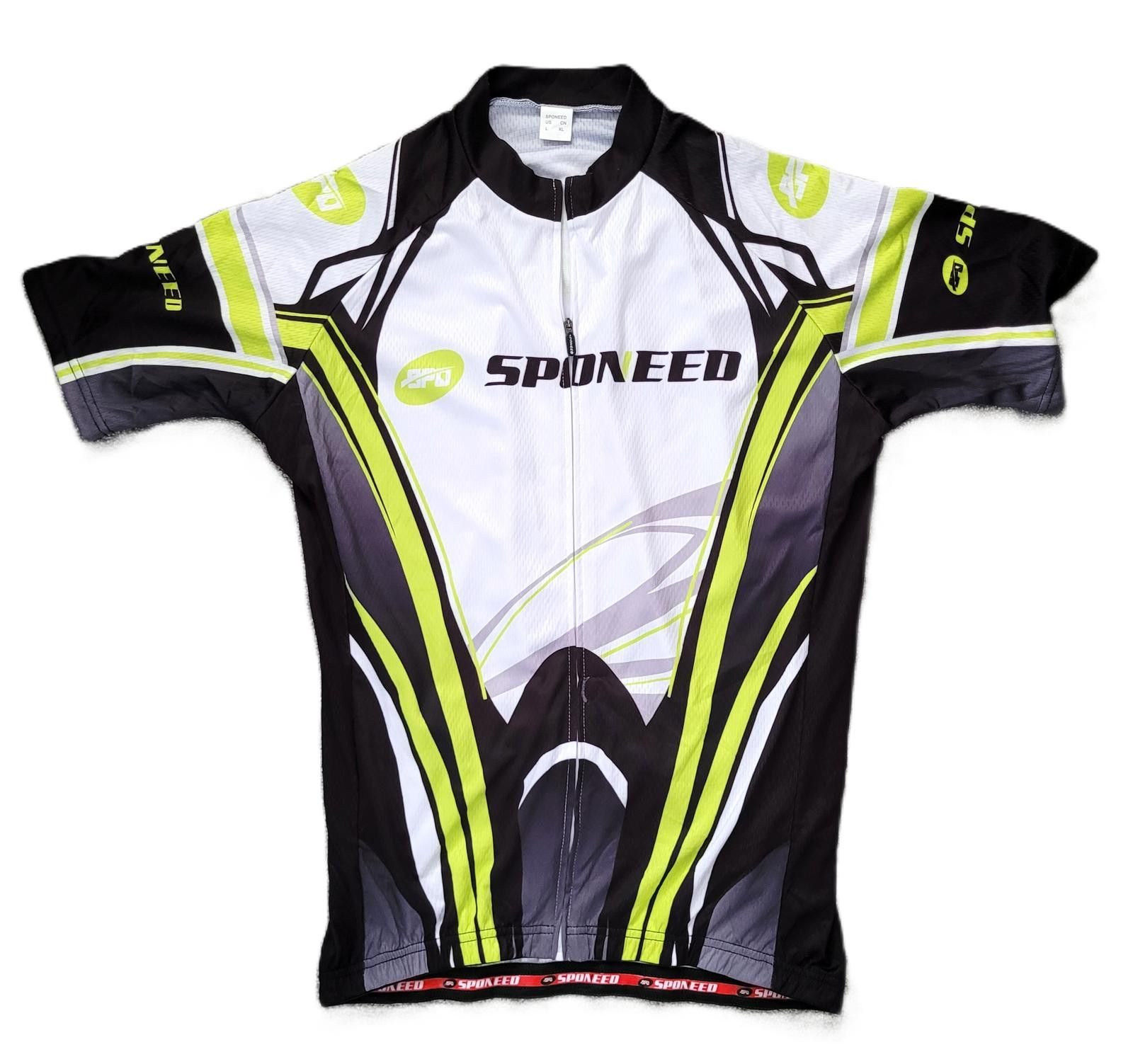 Other Sponeed Men’s Large Cycling Jersey Full Zip Bike Shirt Size ONE SIZE - 1 Thumbnail