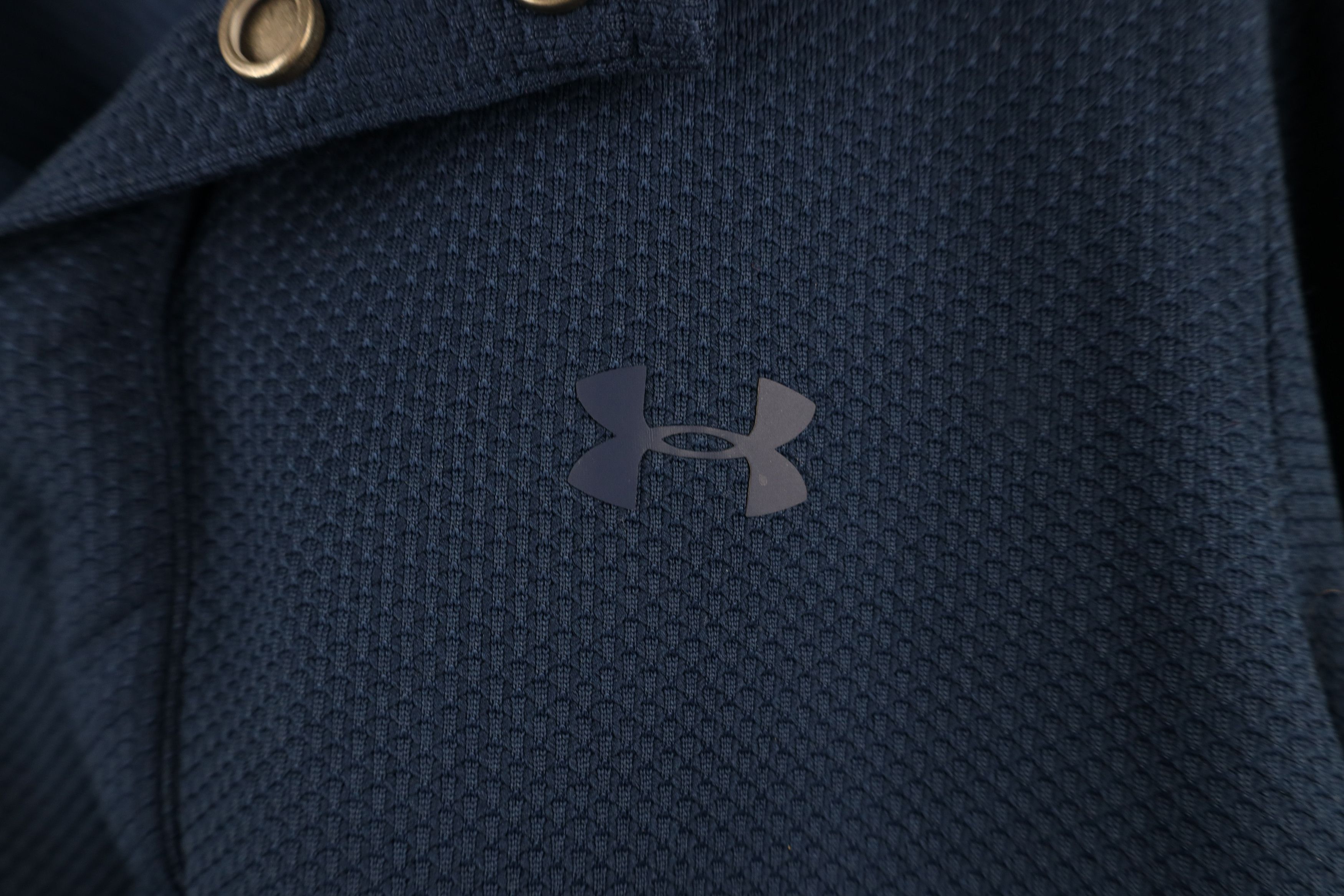 Under Armour × Vintage Under Armour ColdGear Thermal Knit Pullover Top Jacket Blue Size US M / EU 48-50 / 2 - 4 Thumbnail