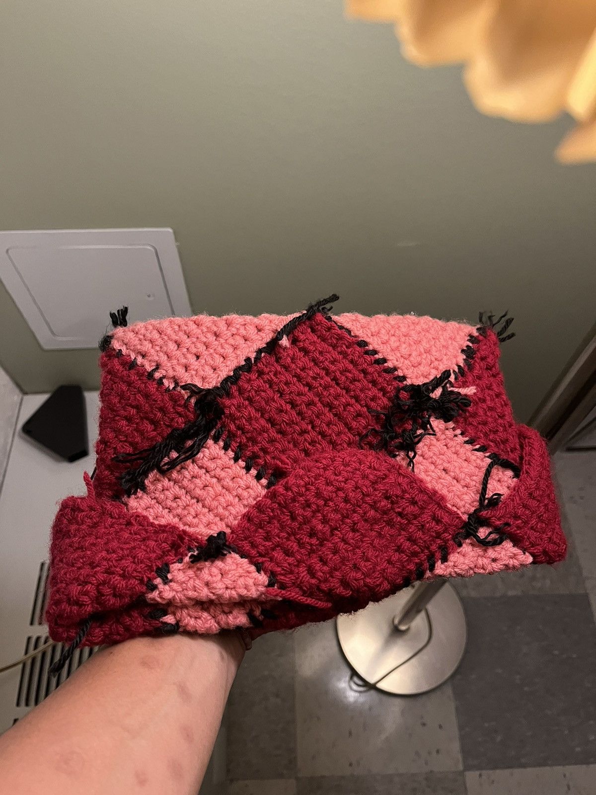 Vintage Handmade Knit Cat Ear Hat Size ONE SIZE - 1 Thumbnail