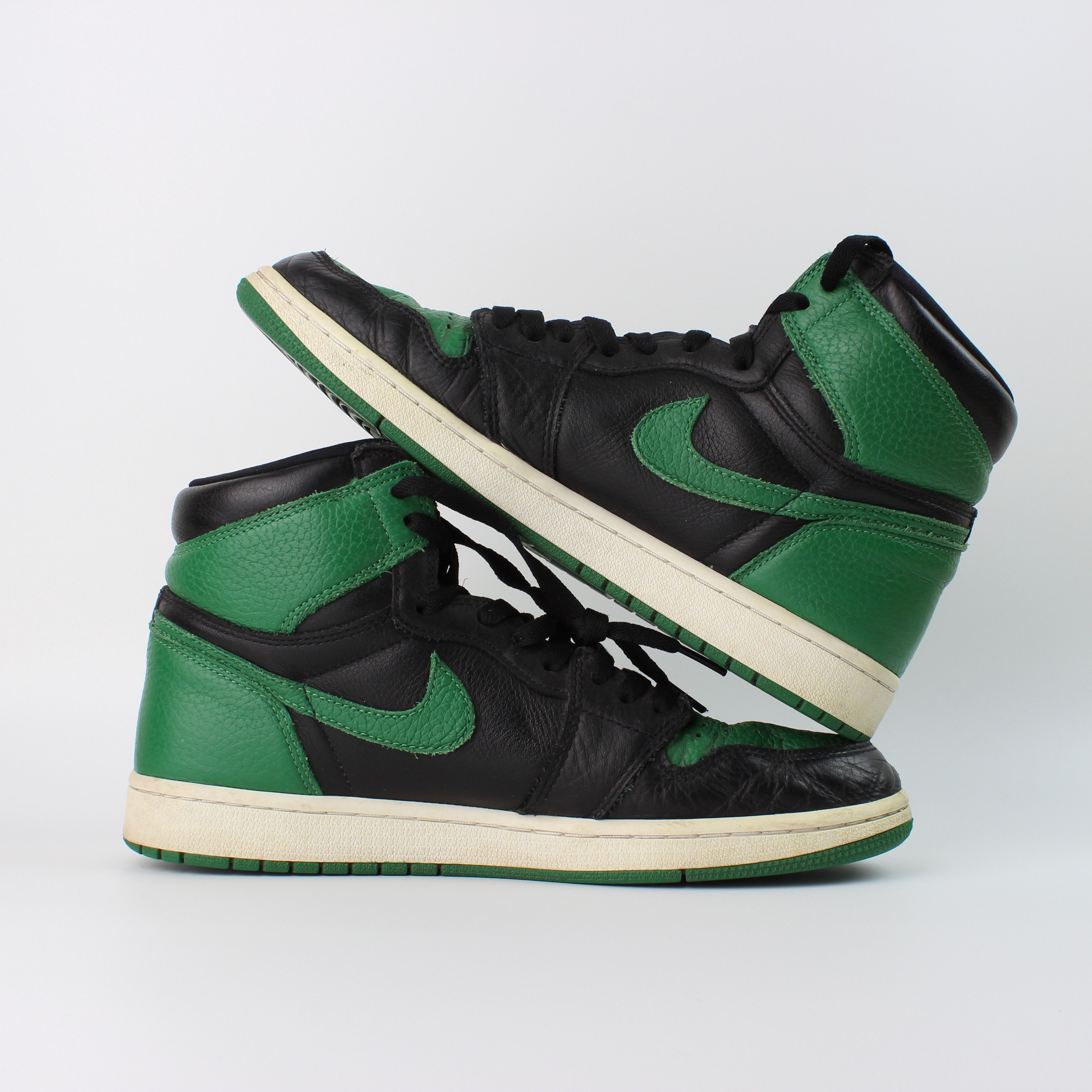 Nike Jordan 1 Retro High OG Pine Green Black 555088-030 Size US 9.5 / EU 42-43 - 4 Thumbnail