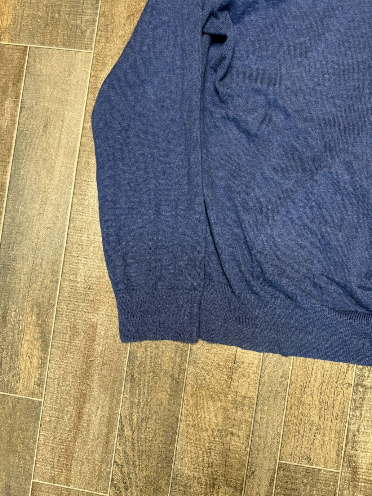 Polo Ralph Lauren Polo Ralph Lauren Pima Cotton V Neck Knit Sweater Size US L / EU 52-54 / 3 - 2 Thumbnail