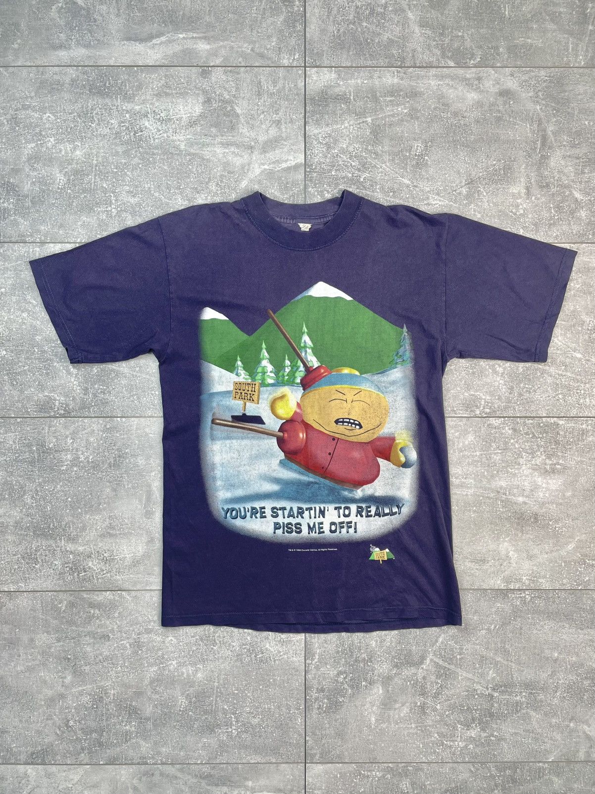 Cartoon Network South Park 1999 T-shirt You're Startin To Piss Me Off’ Size US M / EU 48-50 / 2 - 1 Thumbnail