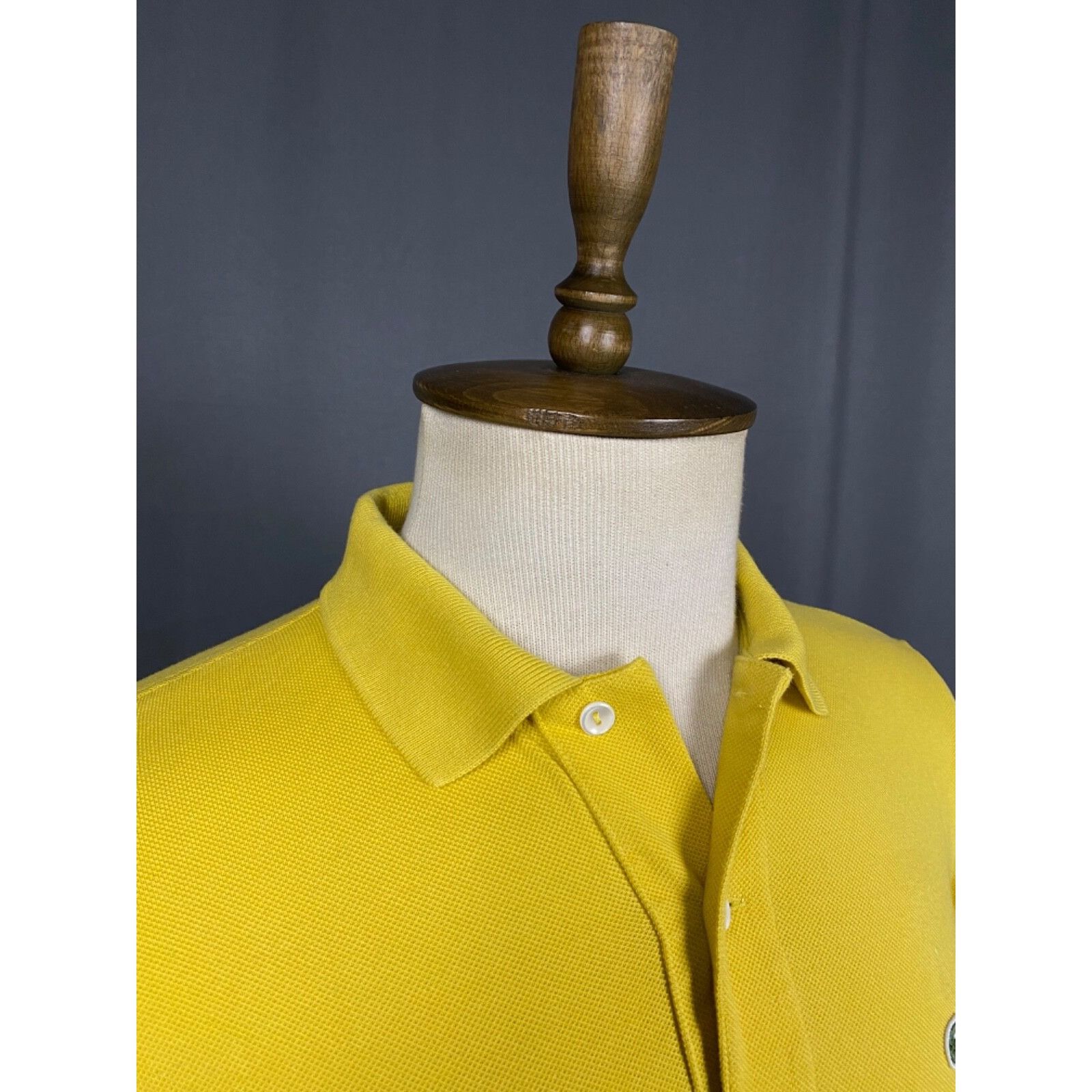 Lacoste Lacoste Small Logo Men's Yellow Polo T-Shirt Size 3 Size US L / EU 52-54 / 3 - 6 Thumbnail