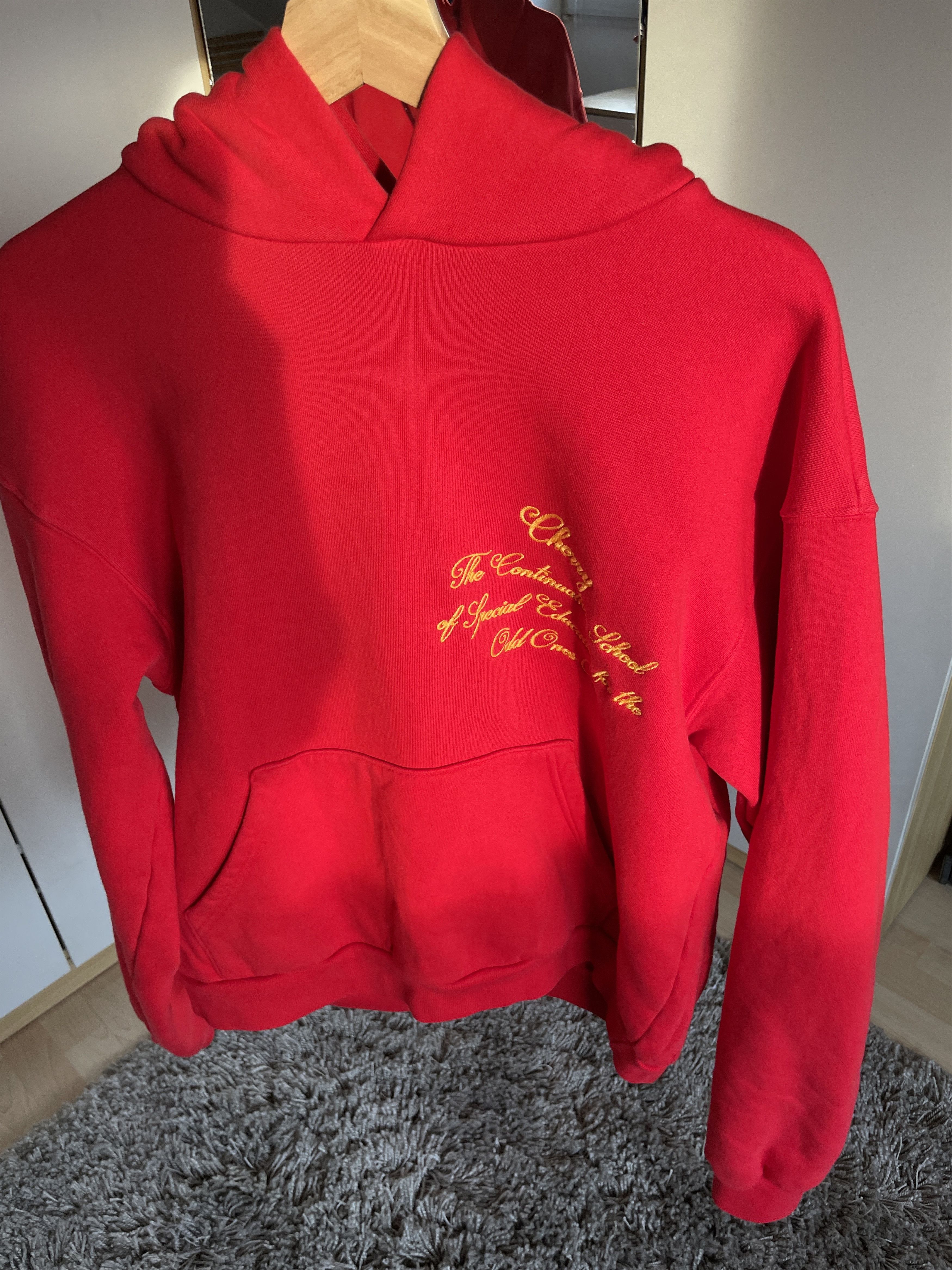 image of Cherry La All American Hoodie in Red, Men's (Size Small)