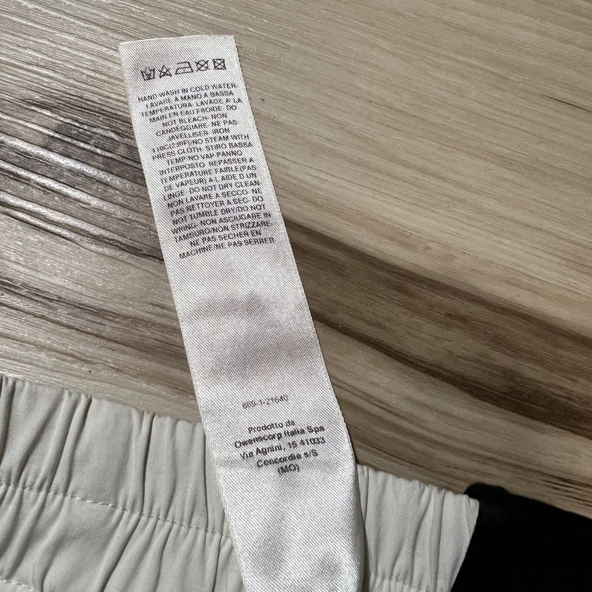 Rick Owens Drkshdw Rick Owens DRKSHDW SS23 Cropped Creatch Cargo Milk Melange Size US 34 / EU 50 - 5 Thumbnail