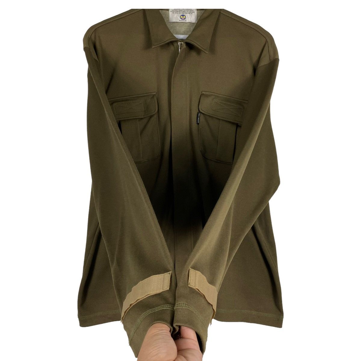Avirex 💥AVIREX DOUBLE POCKET ZIP LINEN JACKET Size US L / EU 52-54 / 3 - 6 Thumbnail