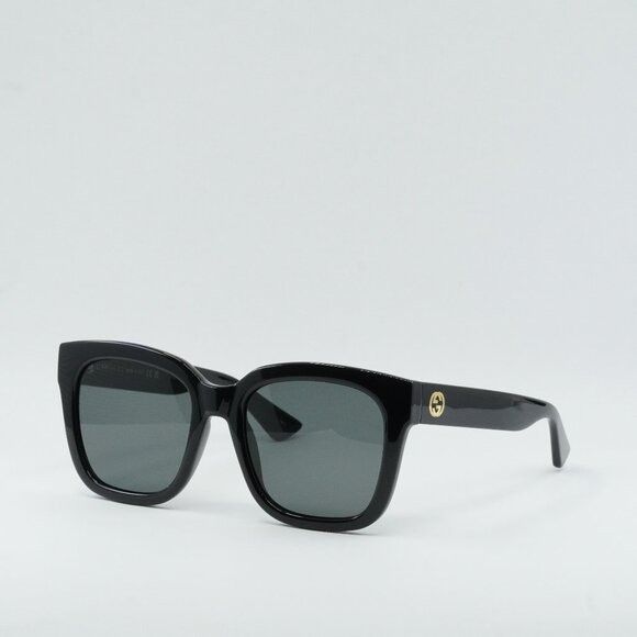 Gucci Gucci GG1338S 001 Sunglasses Black Square Frame, Smoke Size ONE SIZE - 3 Thumbnail