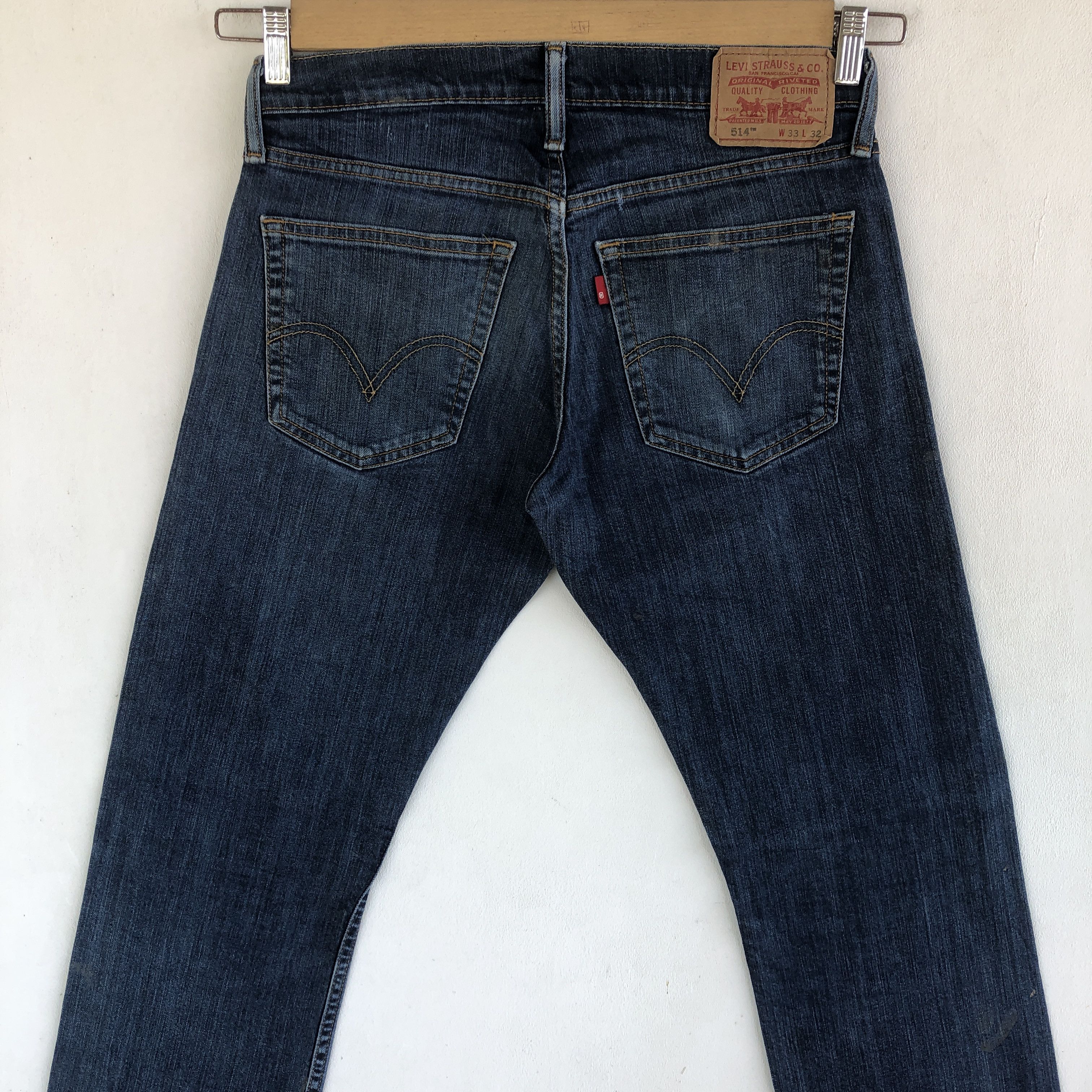 Levi's Vintage Y2K Levis 514 Faded Jeans Levi's Light Wash Denim Size US 30 / EU 46 - 4 Thumbnail