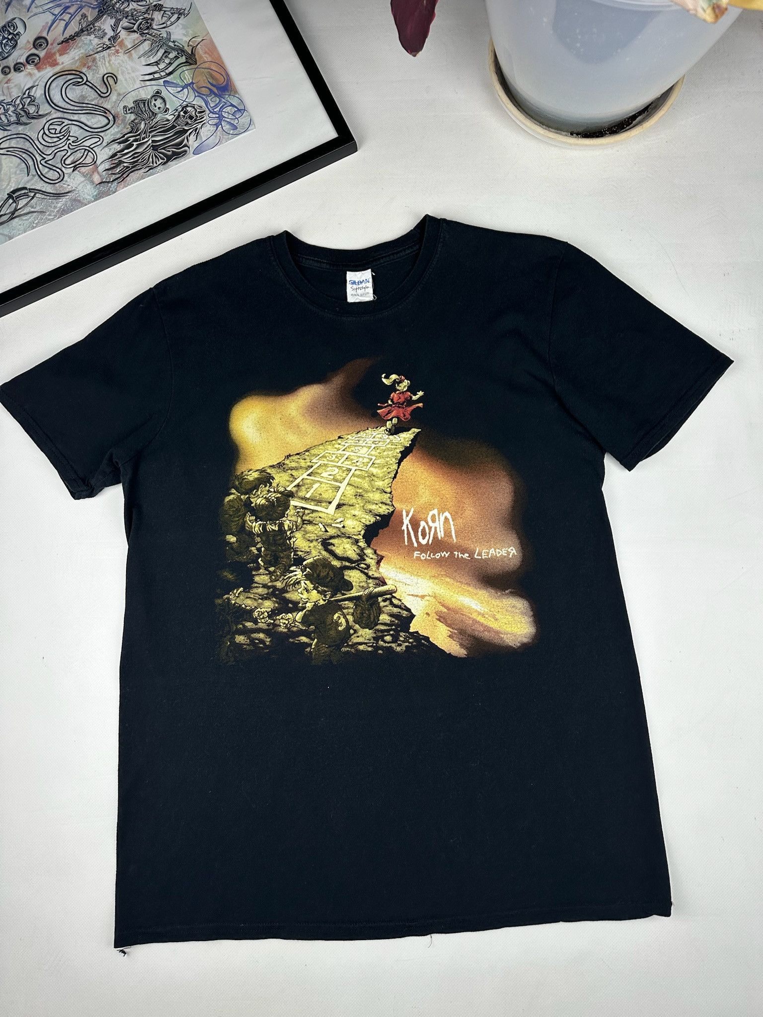 Band Tees Korn Follow The Leader T shirt vintage style Size US L / EU 52-54 / 3 - 1 Thumbnail