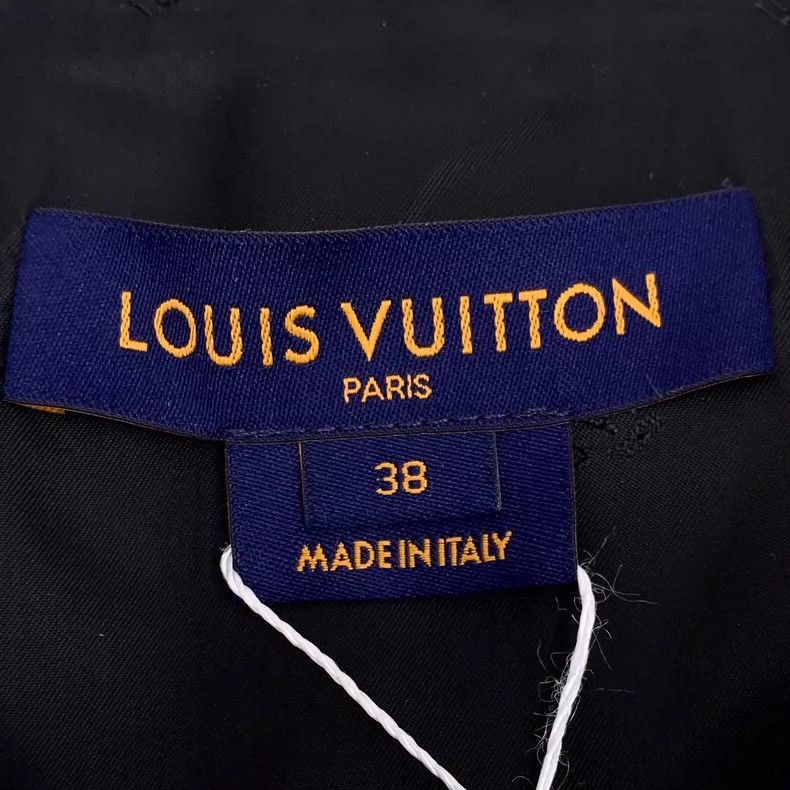 Louis Vuitton Louis Vuitton Blue Leather Logo Jacket -2505 Size S / US 4 / IT 40 - 5 Thumbnail