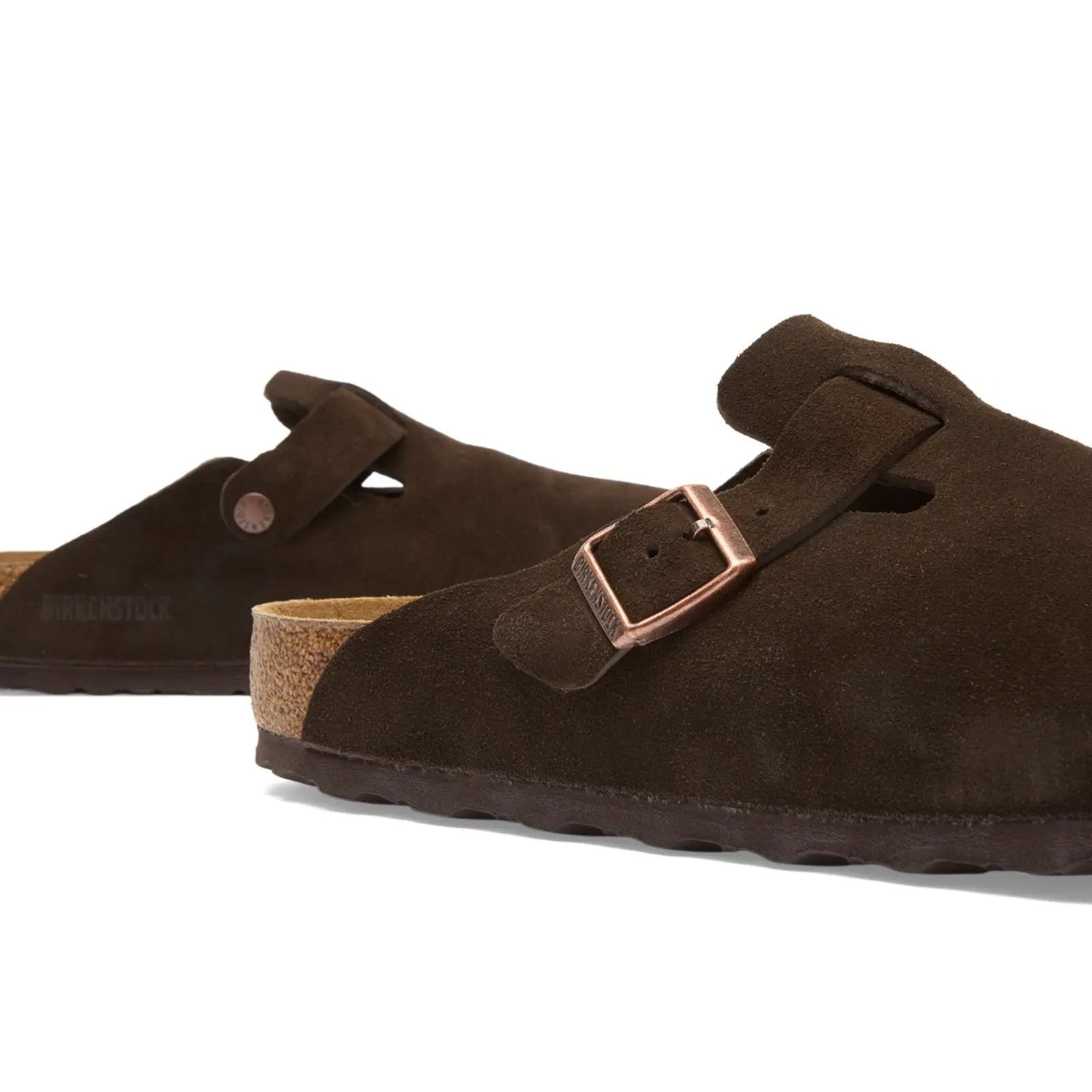 Birkenstock Birkenstock Boston BS Suede Mocca 60901 US 12 EU 45 Size US 12 / EU 45 - 4 Thumbnail