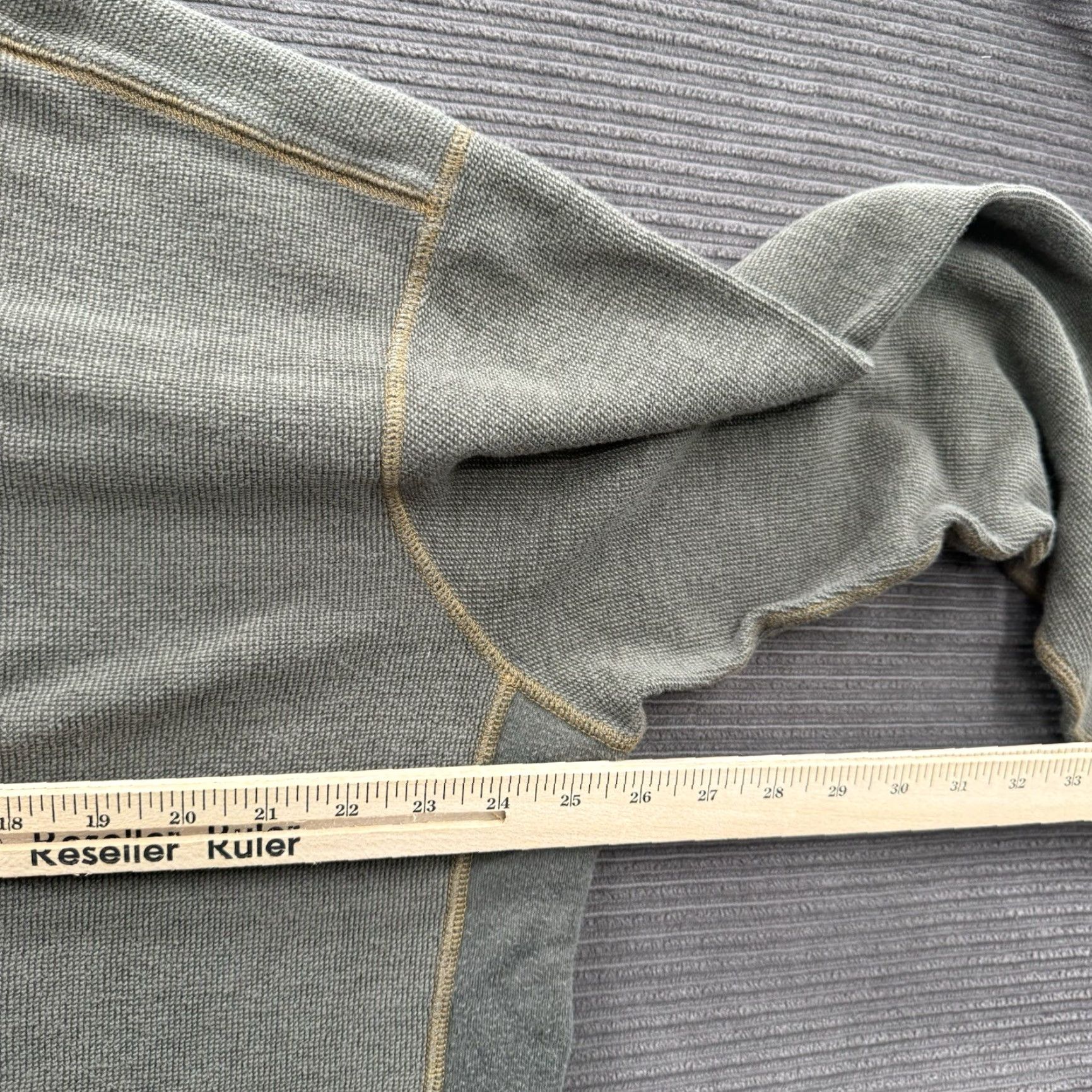 Tommy Bahama Tommy Bahama 1/4 Zip Pullover Men 2XL Green Long Sleeve Casual Outdoor Sweater Mock Neck - Mens Size US XXL / EU 58 / 5 - 4 Thumbnail