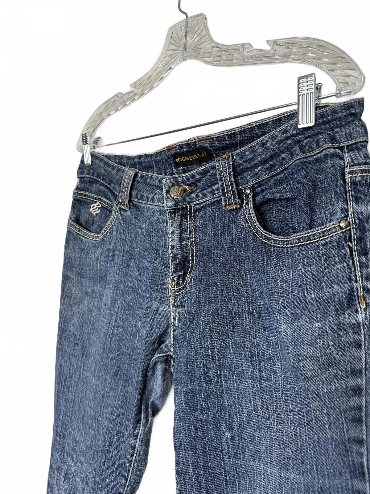 Rocawear Vintage Y2K Roca Wear Denim Jeans Size 32" / US 10 / IT 46 - 3 Thumbnail