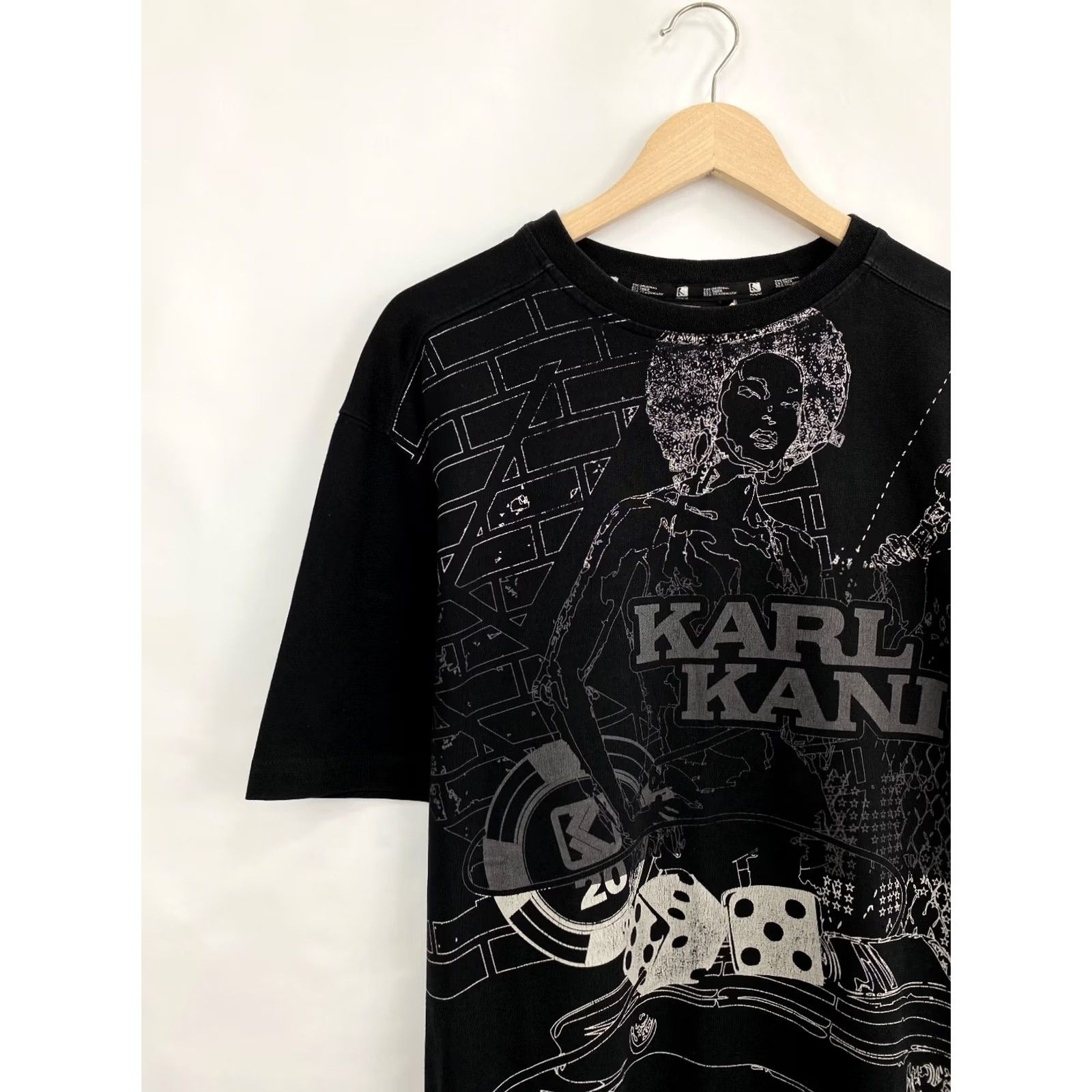 Karl Kani VINTAGE Karl Kani Rap Big Logo T-Shirt L Black 90s Logo Mens Size US L / EU 52-54 / 3 - 3 Thumbnail