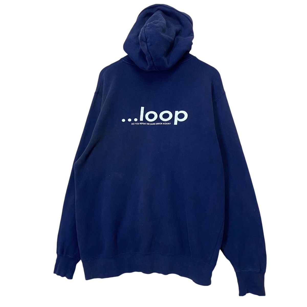Vintage LOOP SKATE BRAND BIG LOGO ZIPPER HOODIE Size US L / EU 52-54 / 3 - 3 Thumbnail