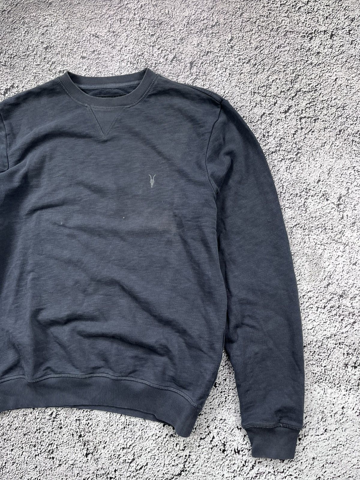 Allsaints Vintage Y2K Allsaints Faded Sweatshirt Logo streetwear S Size US S / EU 44-46 / 1 - 3 Thumbnail