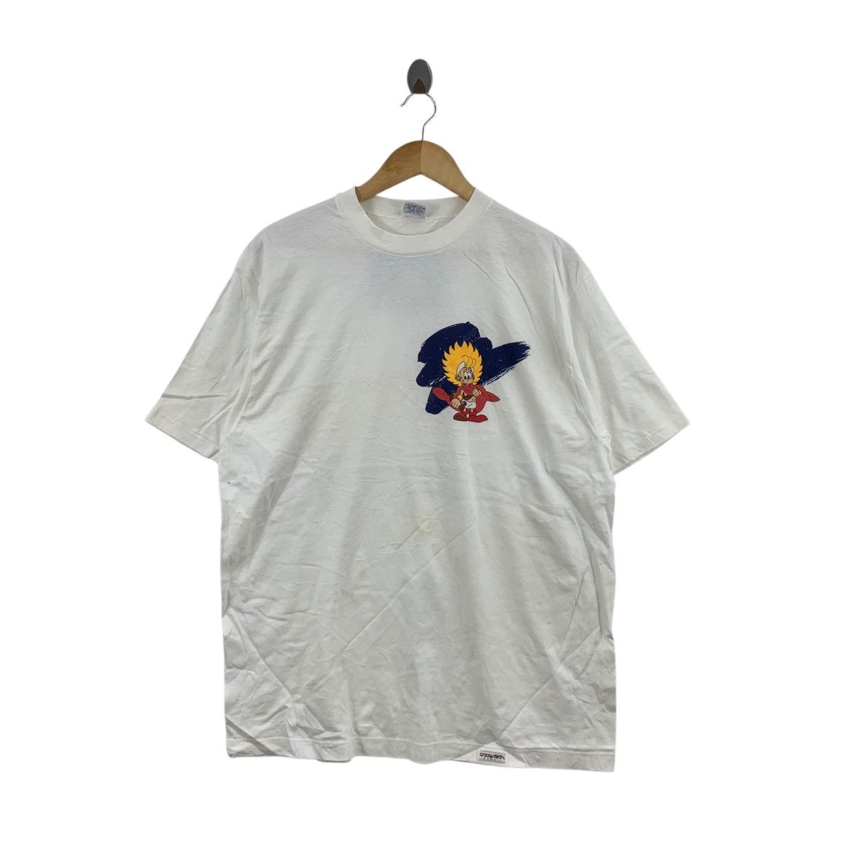 Vintage Vintage KID PADDLE MIDAM Comic Strip Cartoon Tee Shirt Top Size US L / EU 52-54 / 3 - 1 Thumbnail