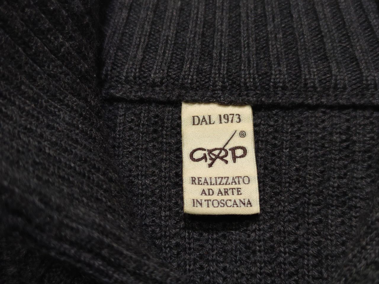 GRP GRP Inis Meain Heavy 100% Merino Wool Knitted Sweater Jacket Size US L / EU 52-54 / 3 - 8 Thumbnail