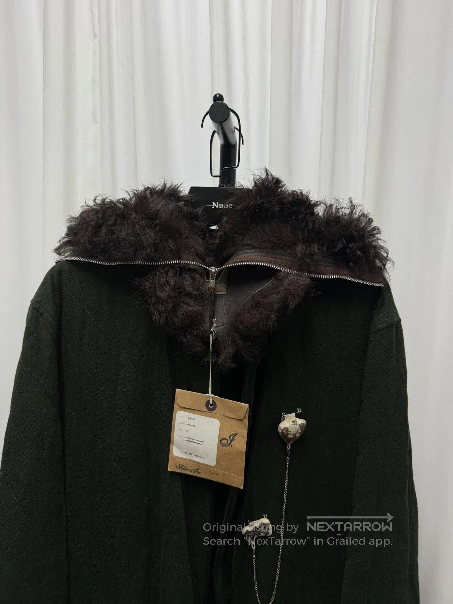 Comme des Garcons Homme Plus luxurious shearling hood accessory. Size US S / EU 44-46 / 1 - 5 Thumbnail