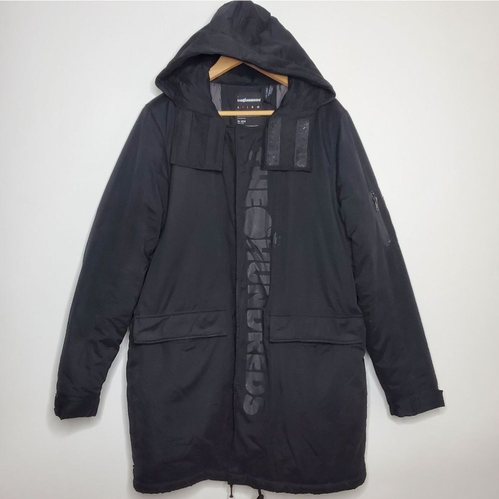 The Hundreds The Hundreds Black Baldwin Puffer Hooded Parka Coat Size M Size US M / EU 48-50 / 2 - 1 Thumbnail