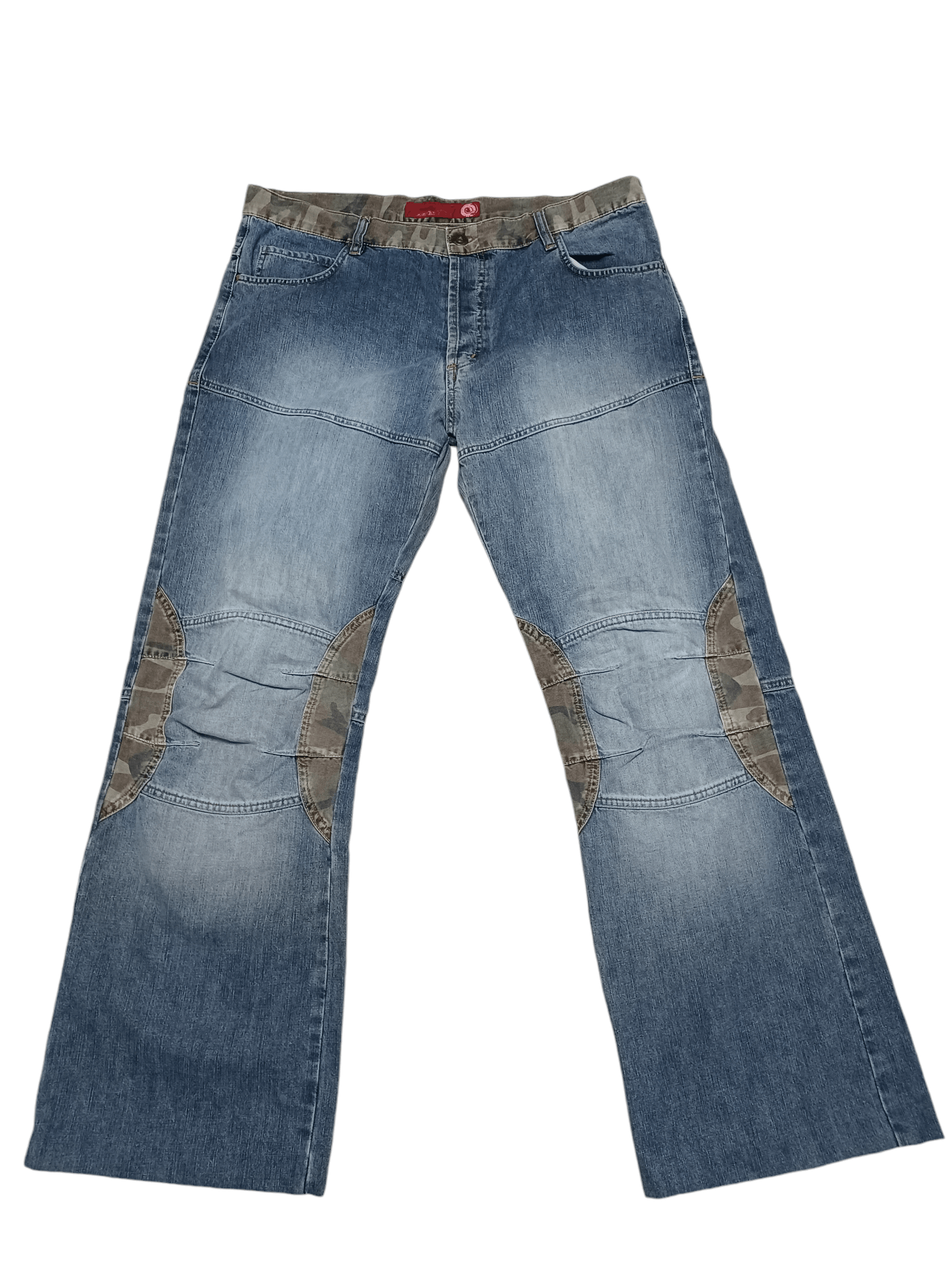 Japanese Brand FISHBONE DOUBLE KNEE AVANT GARDE JEANS DENIM W38 Size US 38 / EU 54 - 1 Thumbnail
