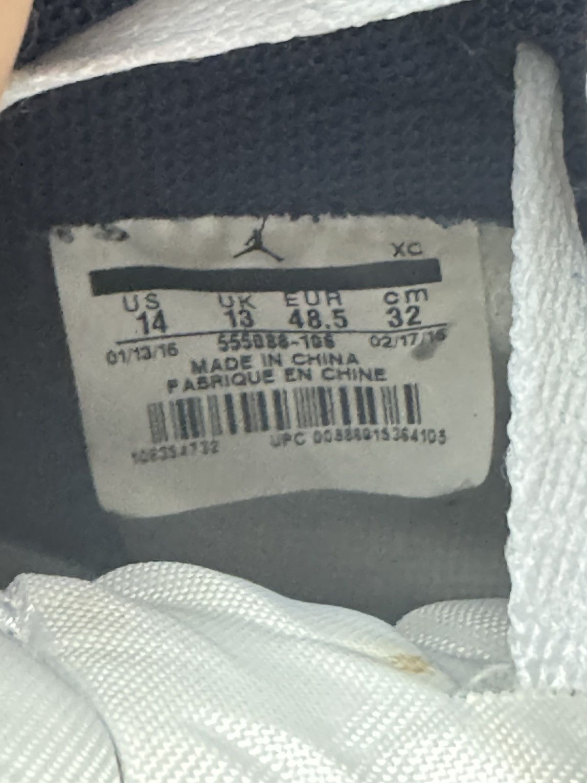 Jordan Brand JORDAN 1 RETRO HIGH OG METALLIC NAVY 2016 SIZE 14 Size US 14 / EU 47 - 6 Thumbnail