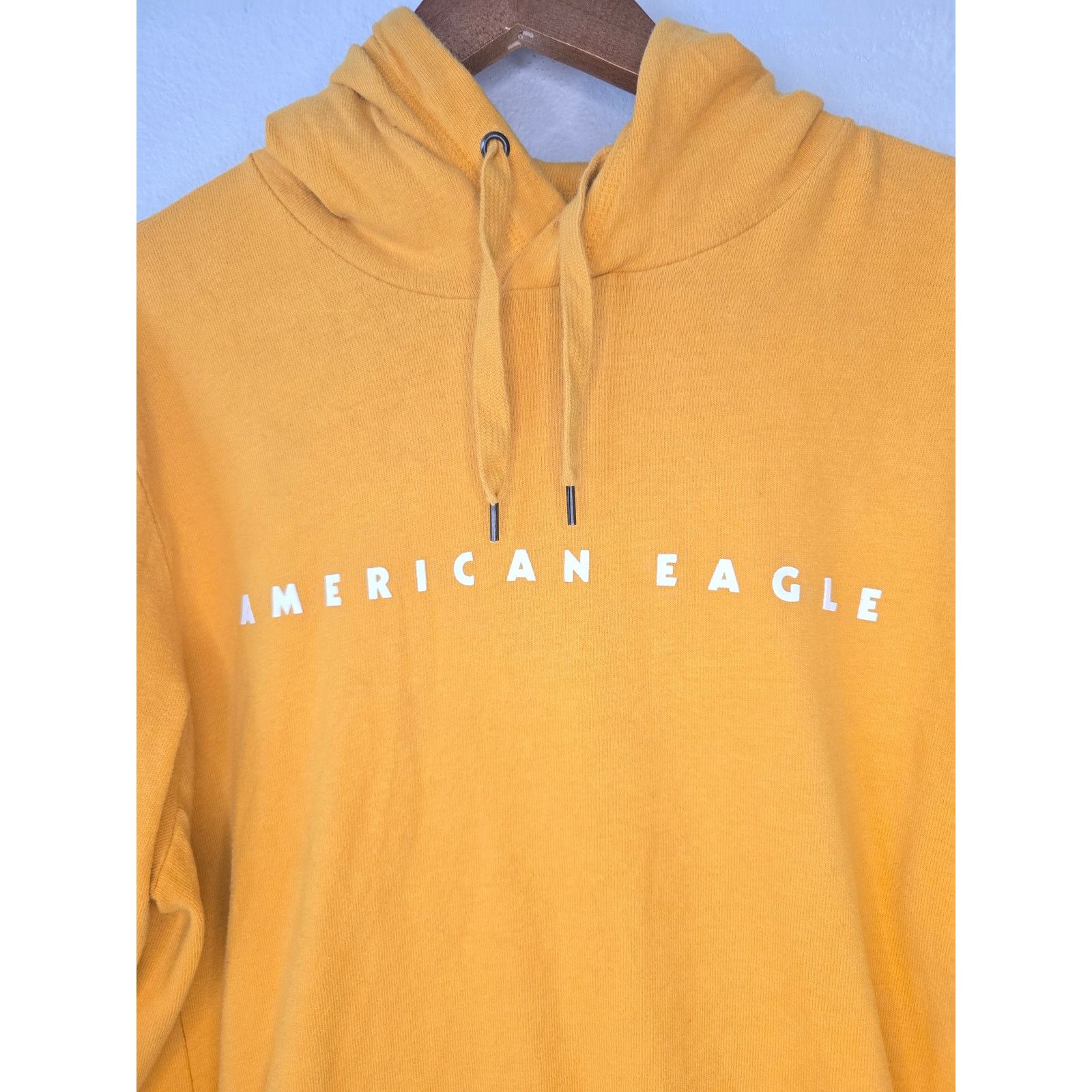 American Eagle Outfitters American Eagle Hoodie Gold Yellow Pullover M Sweatshirt Size US M / EU 48-50 / 2 - 2 Thumbnail