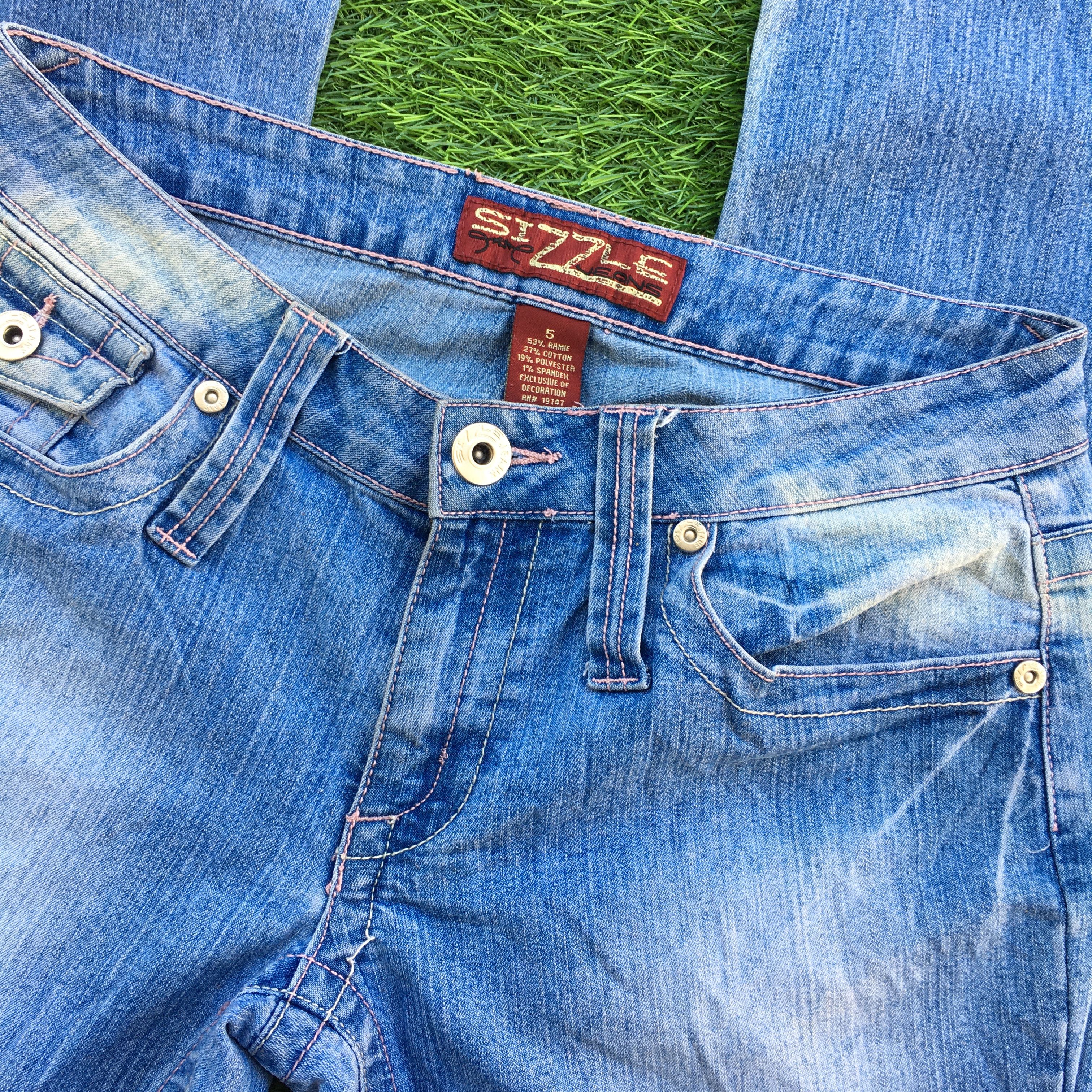 Designer × Jean Y2K Bootcut Stretch Jeans D-1016 Size 26" / US 2 / IT 38 - 5 Thumbnail