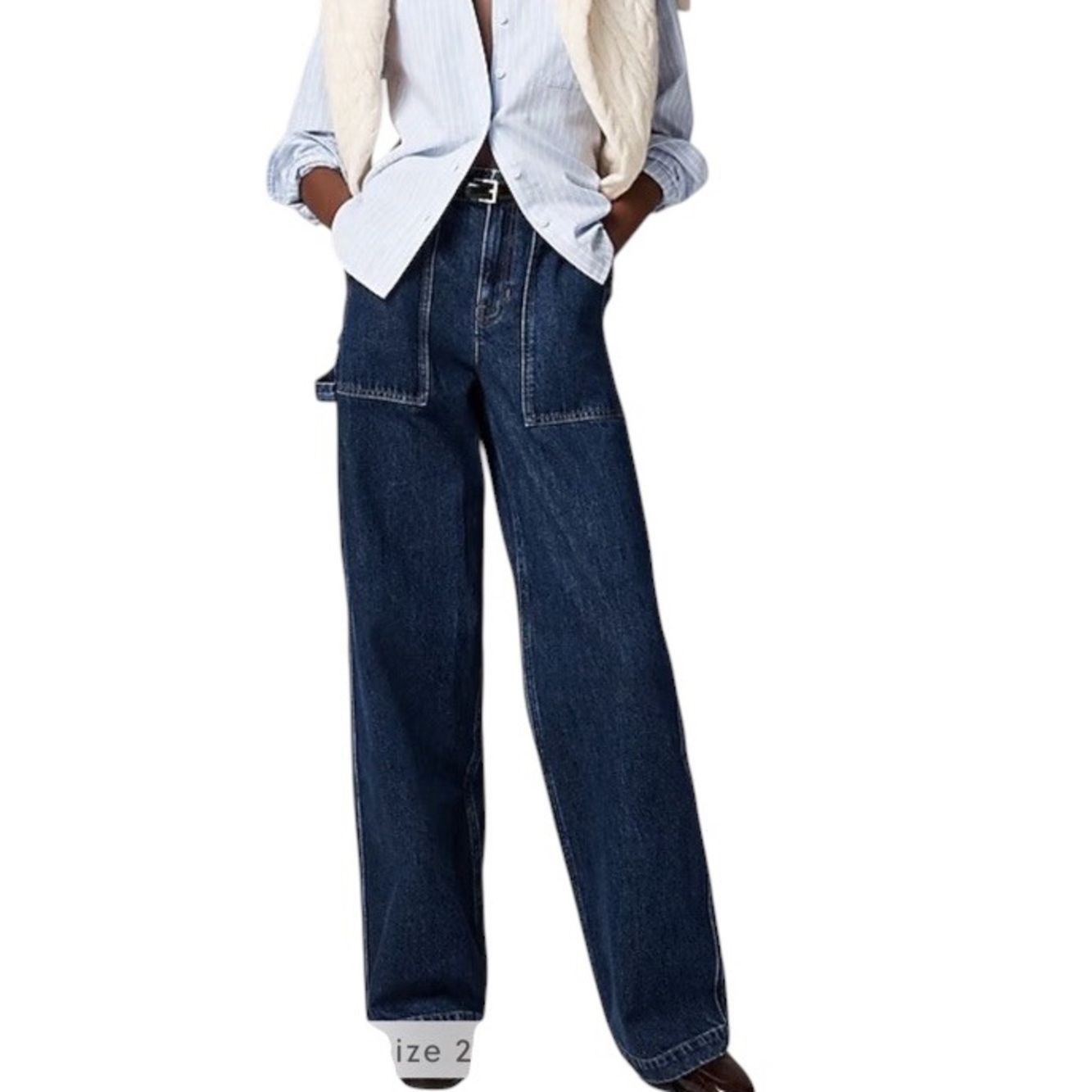 J.Crew J.Crew Point Sur Carpenter Wide Leg Size 29 High Rise Utili Size 29" - 1 Thumbnail
