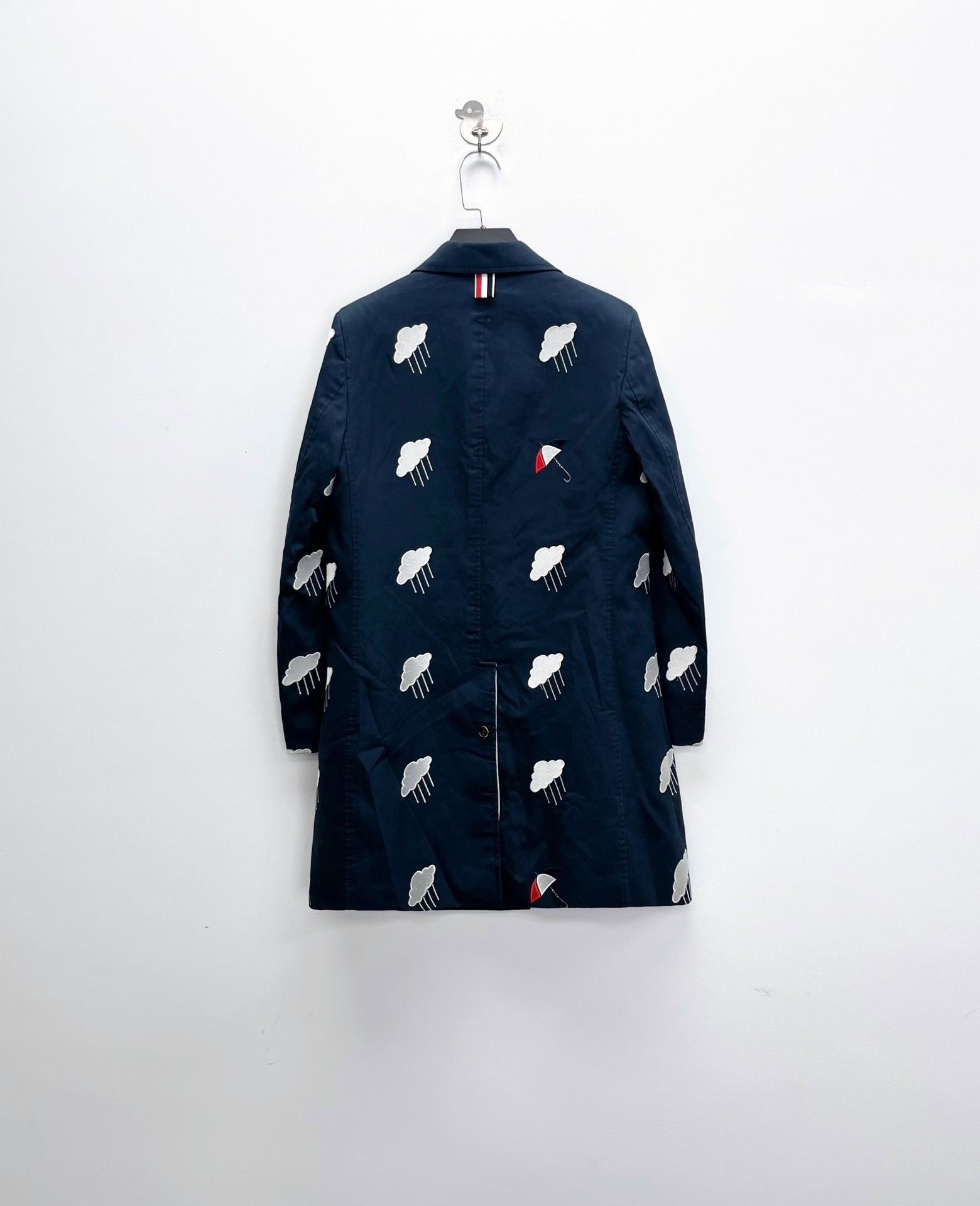 Thom Browne Thom Browne Navy Suit-Style Coat Size US XS / EU 42 / 0 - 2 Thumbnail