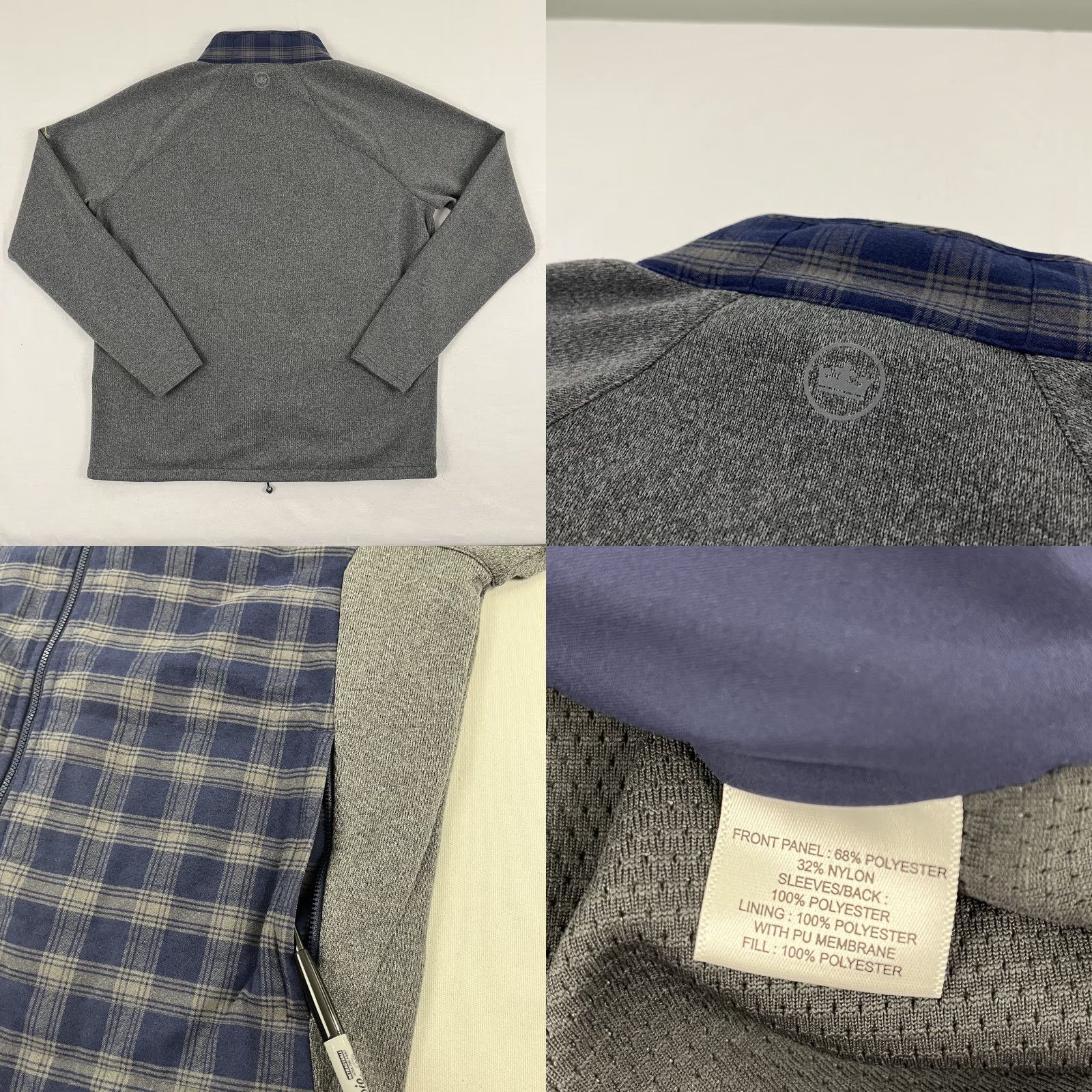 Peter Millar Peter Millar Jacket Mens Large Blue Plaid Flannel Merge Elite Hybrid Golf Preppy Size US L / EU 52-54 / 3 - 8 Thumbnail