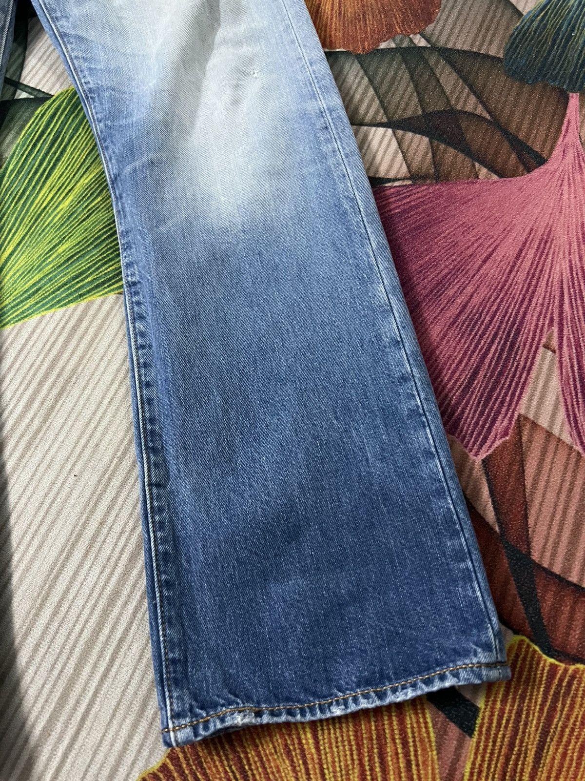 Levi's Vintage Levis 501 Distress Stone Wash Jean Size US 34 / EU 50 - 4 Thumbnail