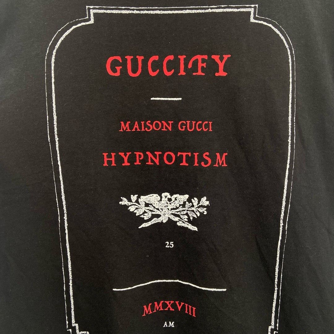 GU Gucci black slogan short sleeves Nextarrow-2412 Size US S / EU 44-46 / 1 - 3 Thumbnail