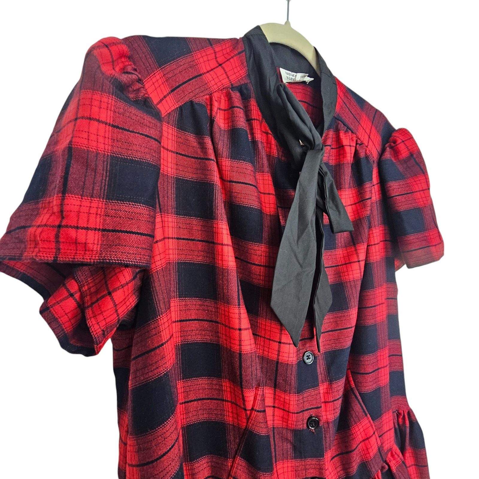 Vintage Unique Vintage Womens Cora Fit & Flare Dress 2X/18 Flannel Size XXL / US 16-18 / IT 52-54 - 7 Thumbnail