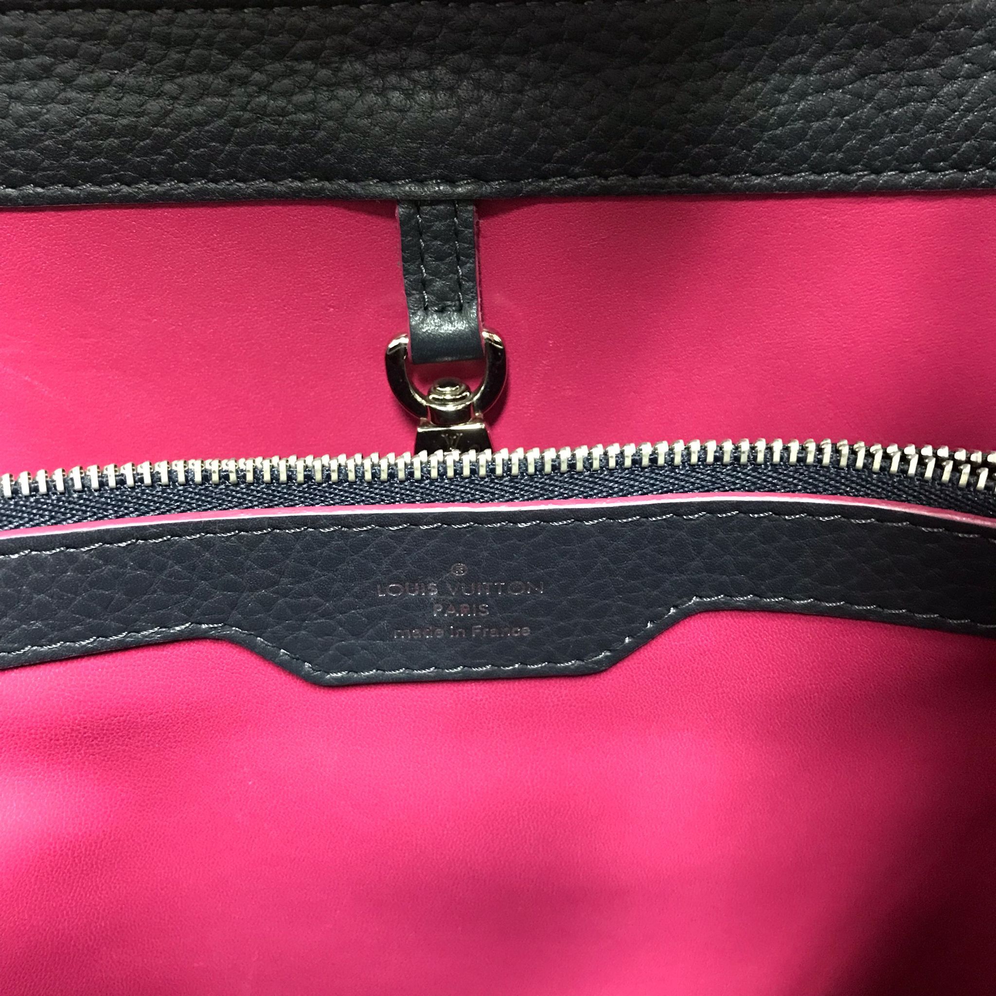 Louis Vuitton LV Taurillon Capucines MM in Cobalt Shoulder Bag Size ONE SIZE - 8 Thumbnail