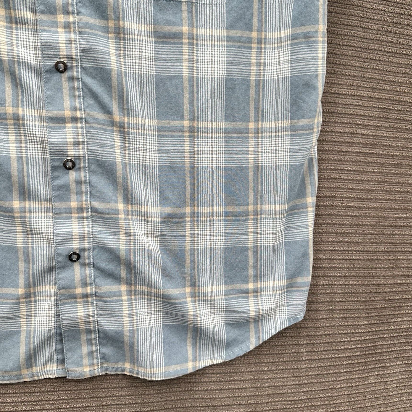 Vintage 5.11 Tactical Shirt Men S Blue Plaid Short Sleeve Button-Up Workwear Outdoor Casual Shirt Size US S / EU 44-46 / 1 - 5 Thumbnail