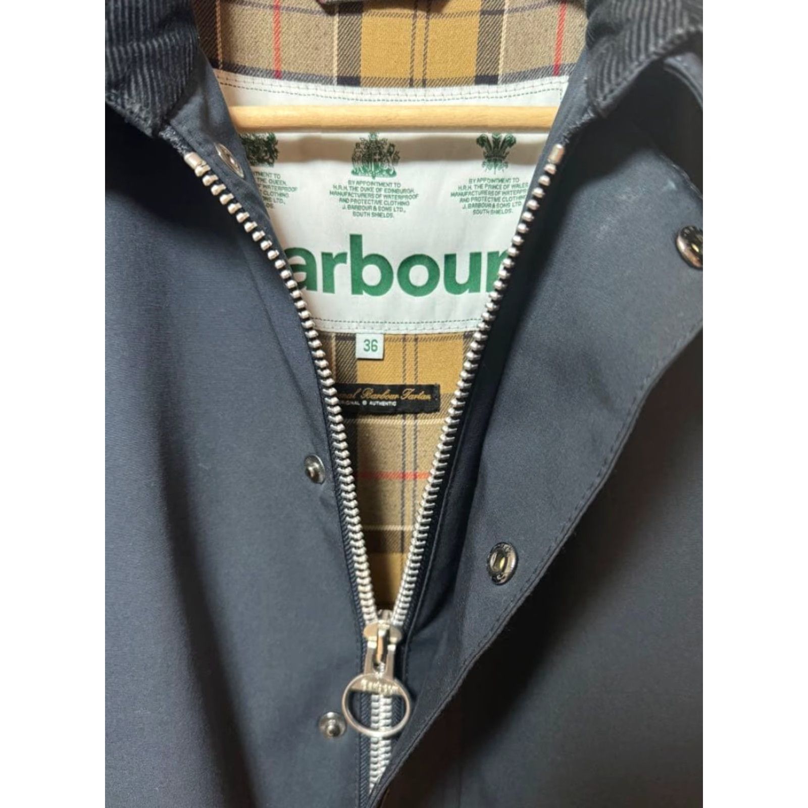 Barbour Barbour Jacket Navy 2 Layer Long Coat 36 Mens Burley New Bomber Nashville? Size US XXS / EU 40 - 5 Thumbnail