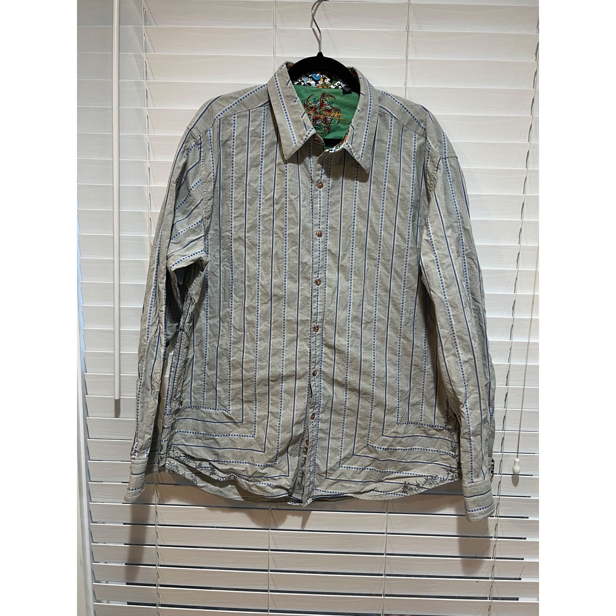 Robert Graham Robert Graham Embroidered Long Sleeve Button Up Shirt - Size Size US XXL / EU 58 / 5 - 1 Thumbnail