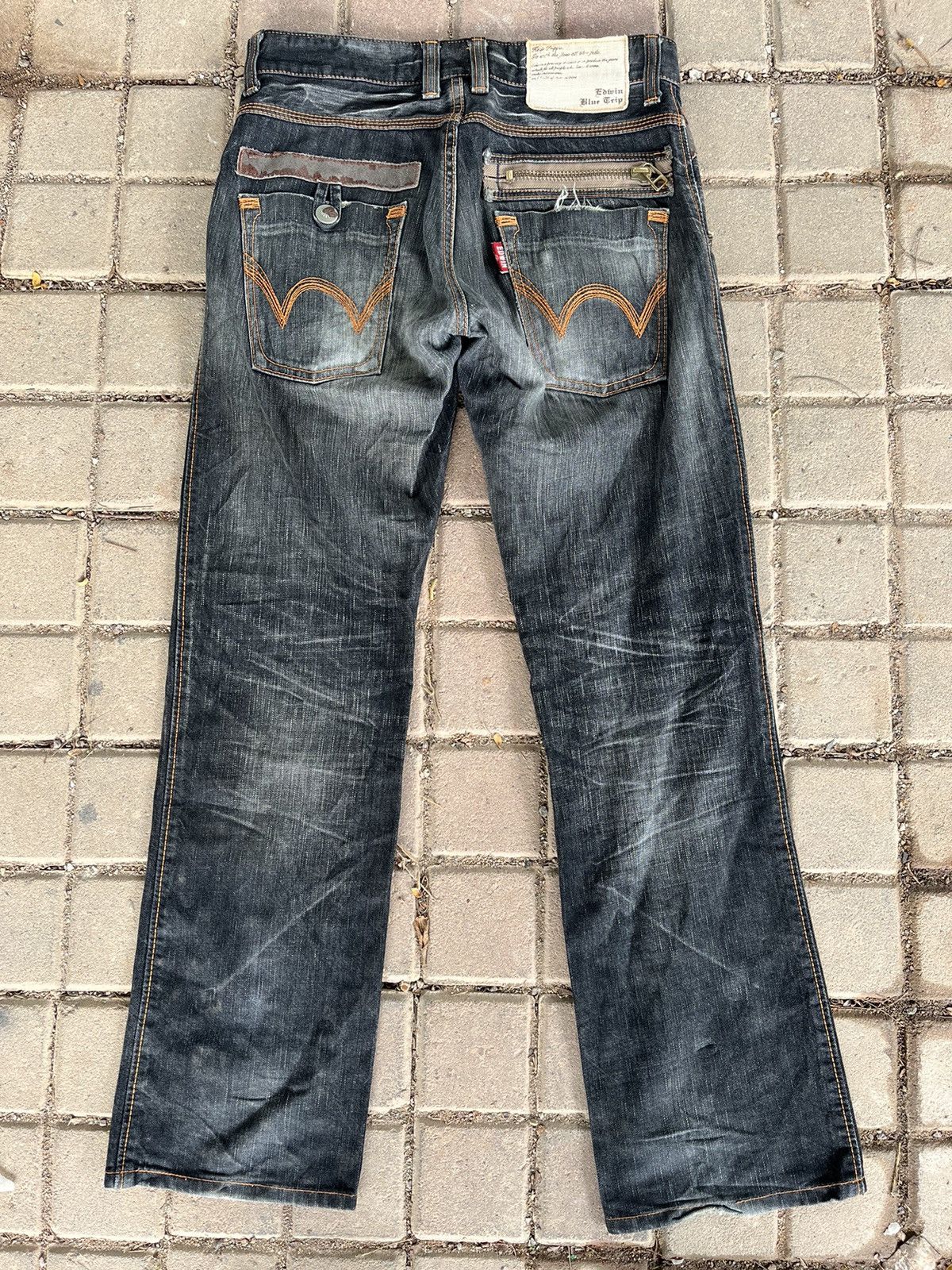 Edwin × If Six Was Nine × Japanese Brand Edwin Bluetrip Blackwash Denim Size US 30 / EU 46 - 13 Thumbnail