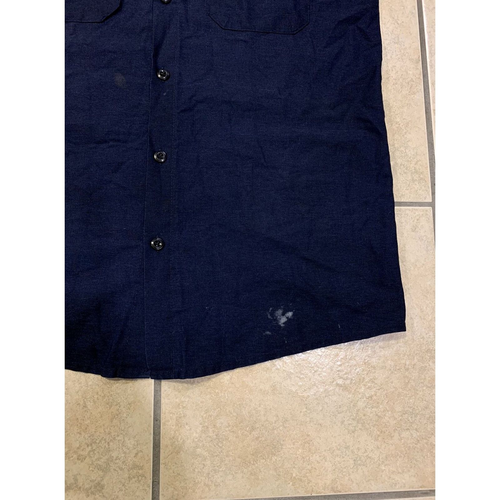 Harley Davidson VINTAGE not applicable; Original title to be used: Men's Small UniFirst Navy Harley Davidson Motorcycles Mechanic Work Shirt Size US S / EU 44-46 / 1 - 5 Thumbnail