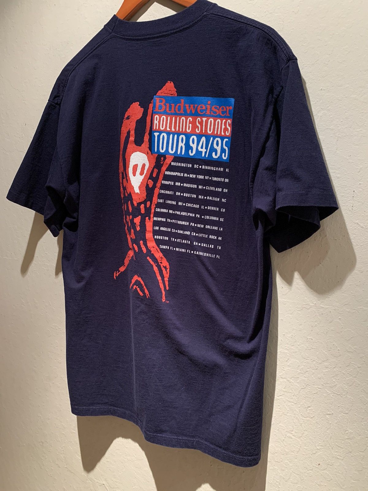 Band Tees × Brockum × The Rolling Stones *RARE* Vintage 1994 Rolling Stones Voodoo Lounge Tour Shirt Size US XL / EU 56 / 4 - 2 Thumbnail