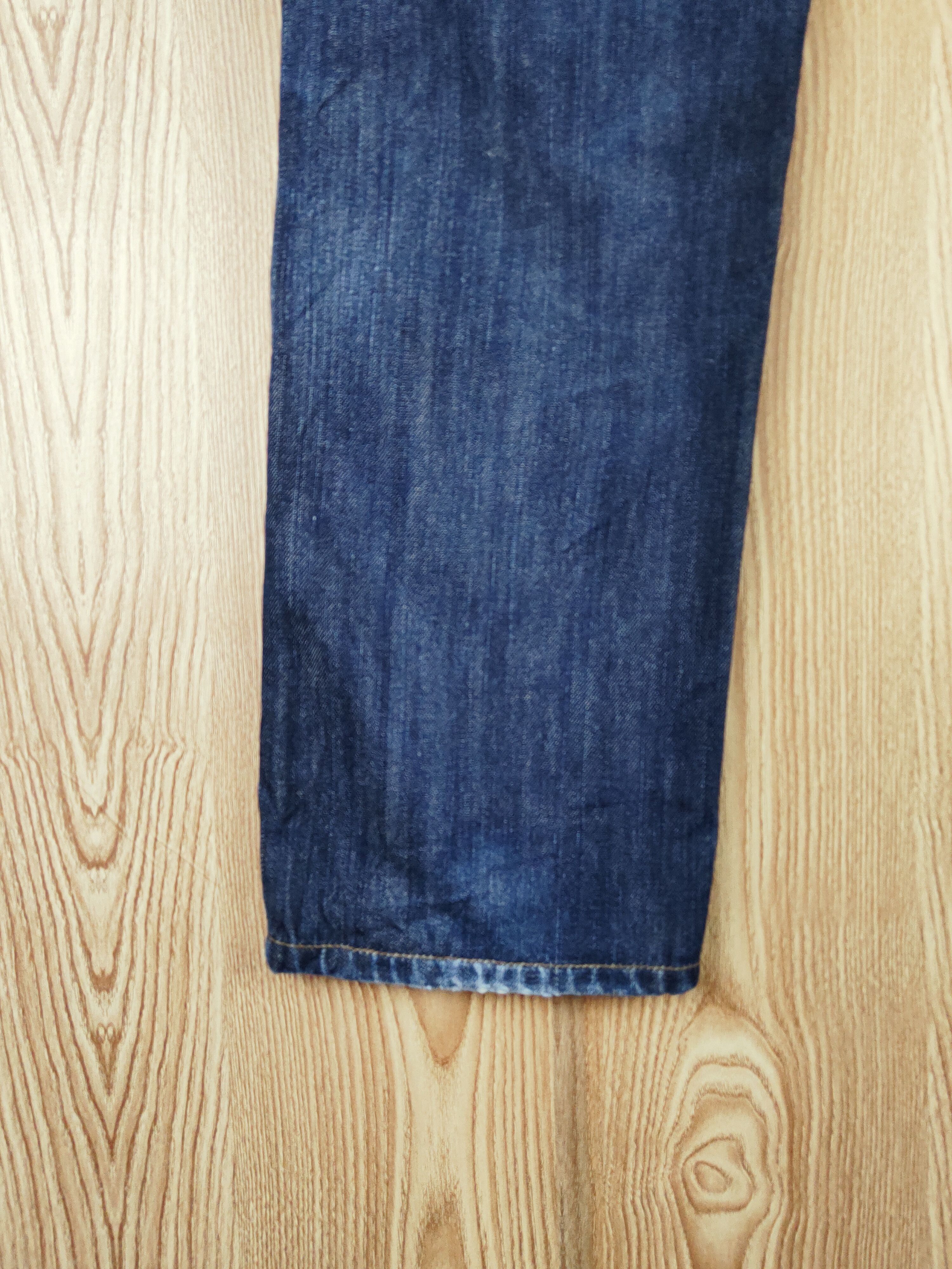 Edwin Edwin Dark Blue Distressed Ripped Jeans #S2683 Size US 31 - 11 Thumbnail