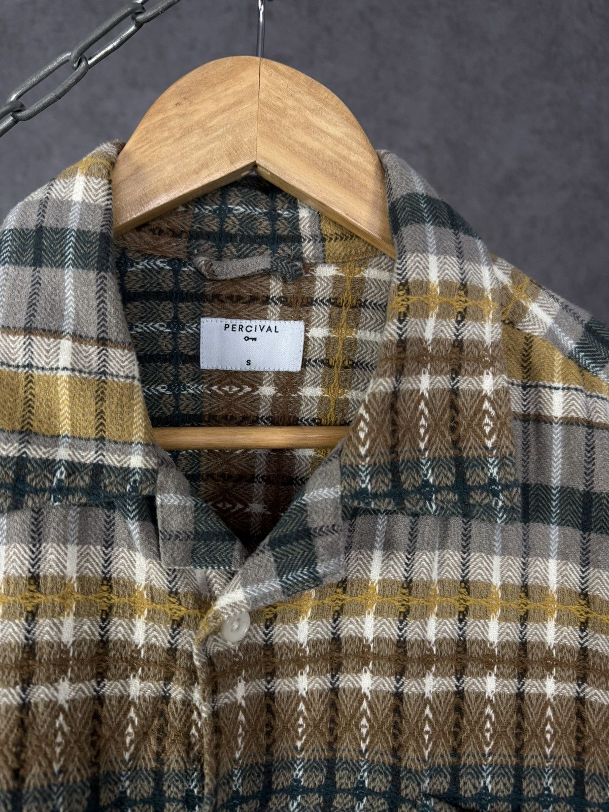 Percival Percival designer flannel shirt Size US S / EU 44-46 / 1 - 3 Thumbnail