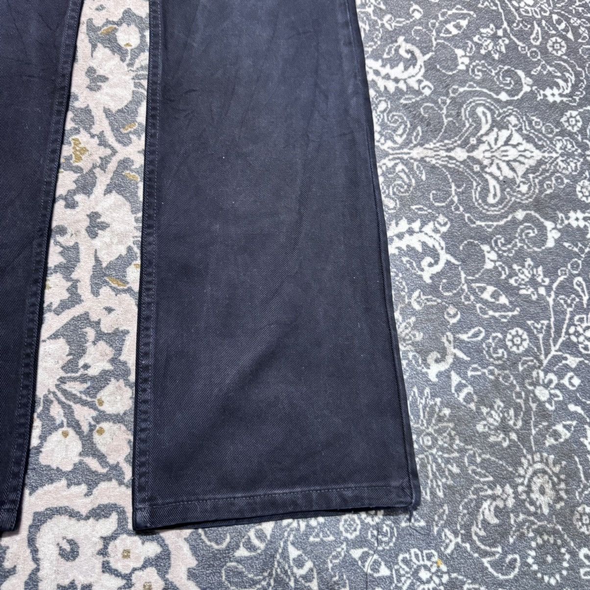 Levi's Vintage Levis 517 Black Denim Flare Jeans Hedi Slimane Size US 30 / EU 46 - 9 Thumbnail