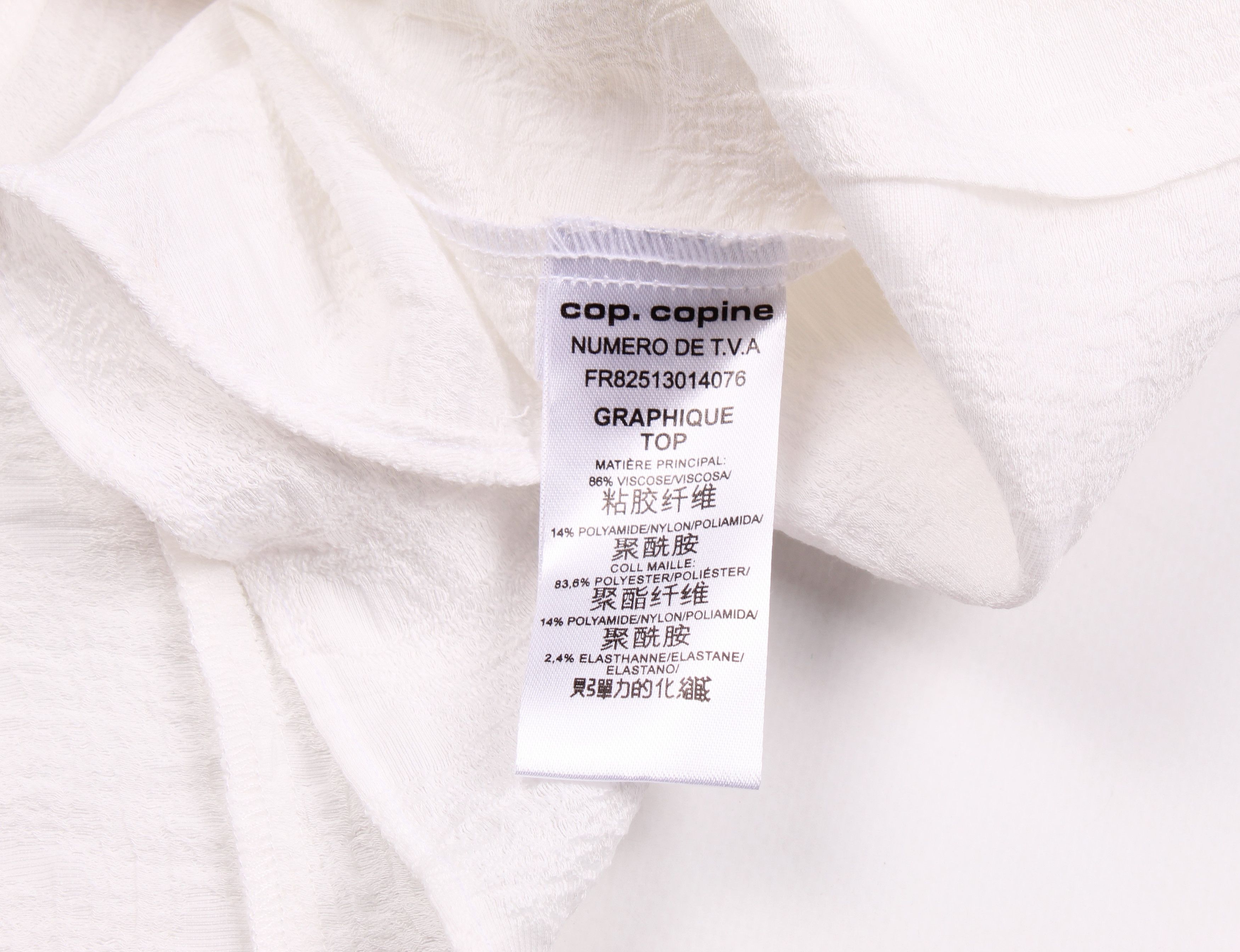 Cop Copine Cop Copine Full Zip Graphic Top Blouse Size M / US 6-8 / IT 42-44 - 7 Thumbnail
