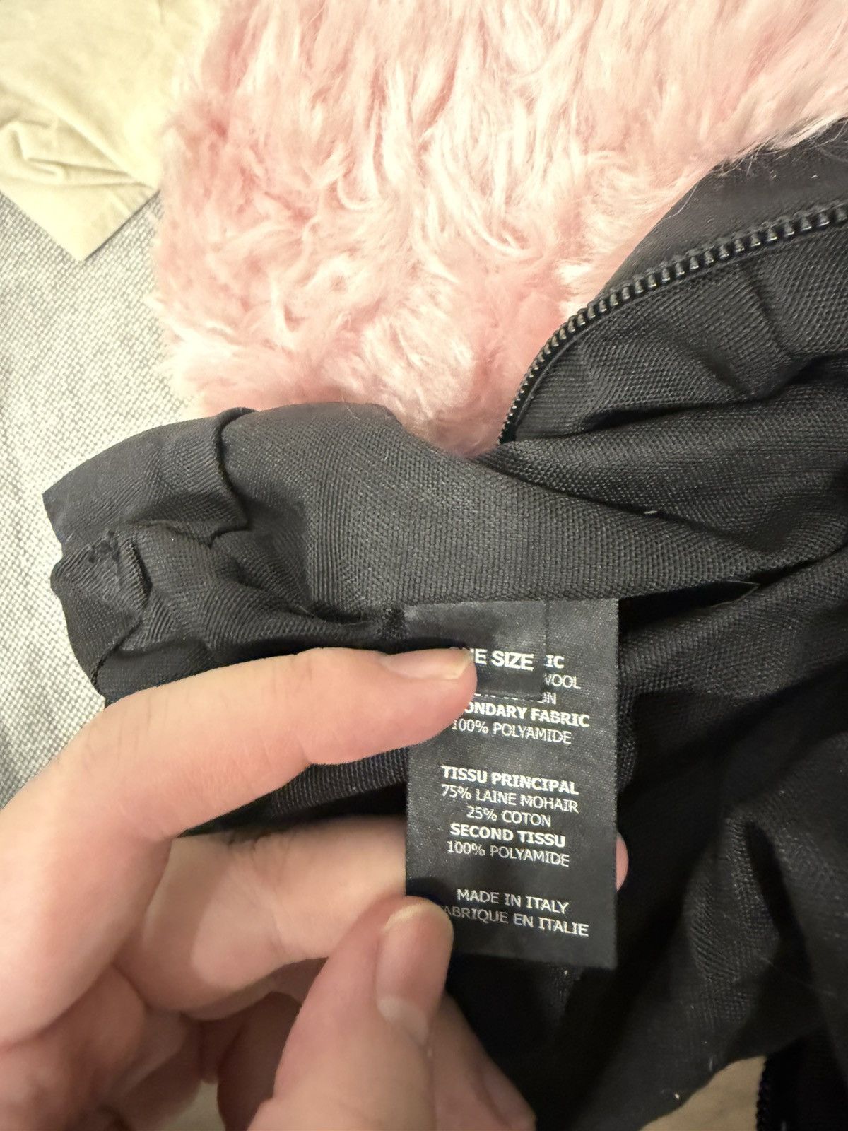 Vetements Vetements 19FW Pink Mohair Anarchy Backpack Size ONE SIZE - 8 Thumbnail