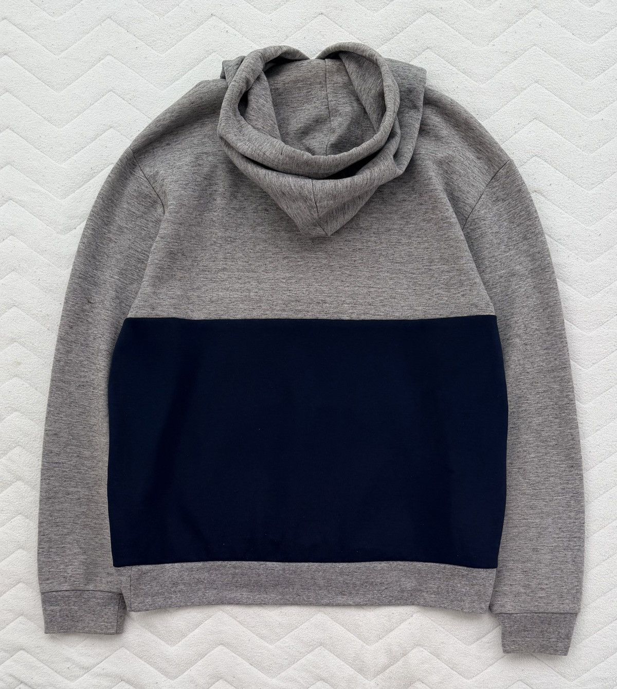 Polo Ralph Lauren Polo Ralph Lauren RL-67 Hoodie Grey Navy Colorblock Big Logo Size US XL / EU 56 / 4 - 10 Thumbnail