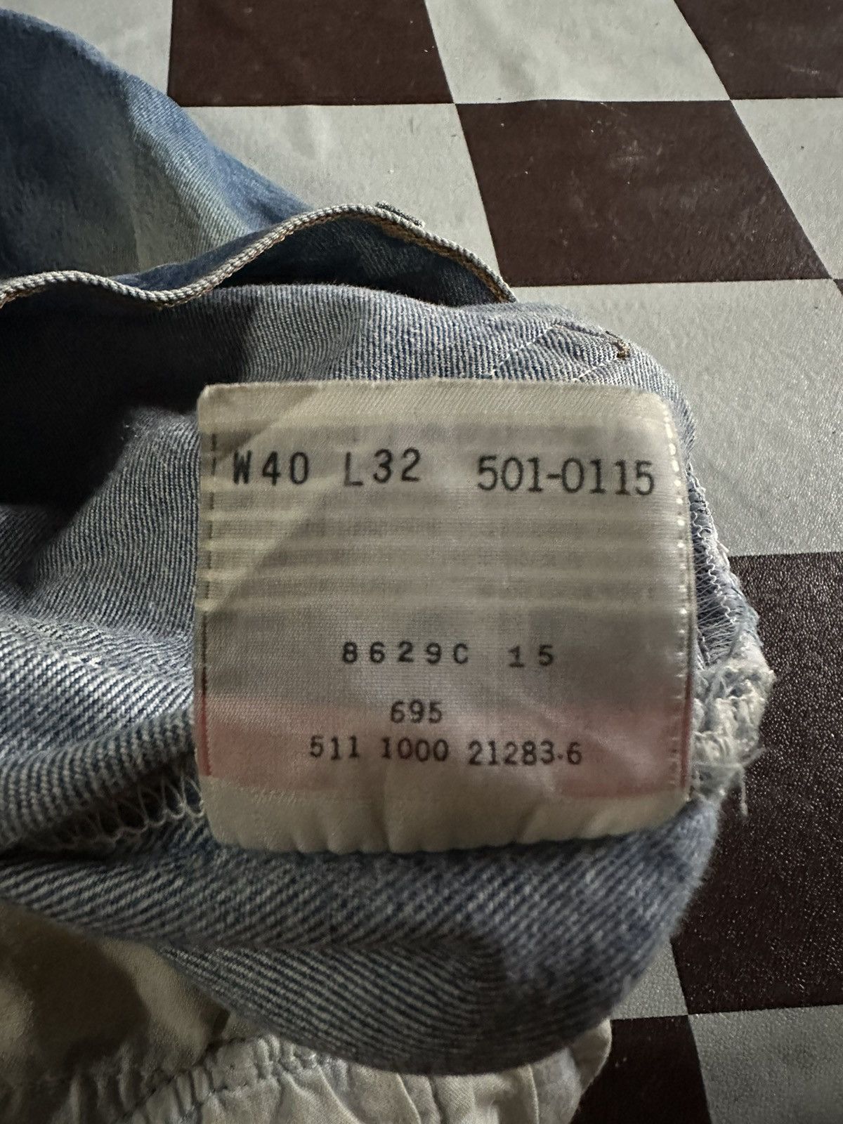 Levi's Vintage 90s Levi’s 501 top button 511 denim jeans Size US 38 / EU 54 - 9 Thumbnail