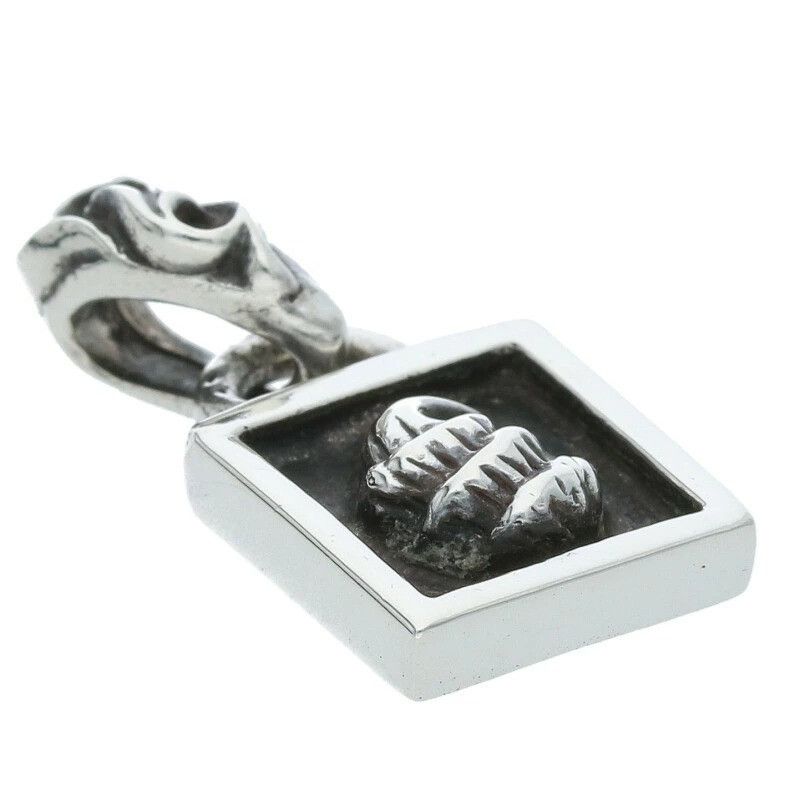 Chrome Hearts OFFER OK 🔥 CHROME HEARTS FRAMED CROW PENDANT silver Size ONE SIZE - 4 Thumbnail